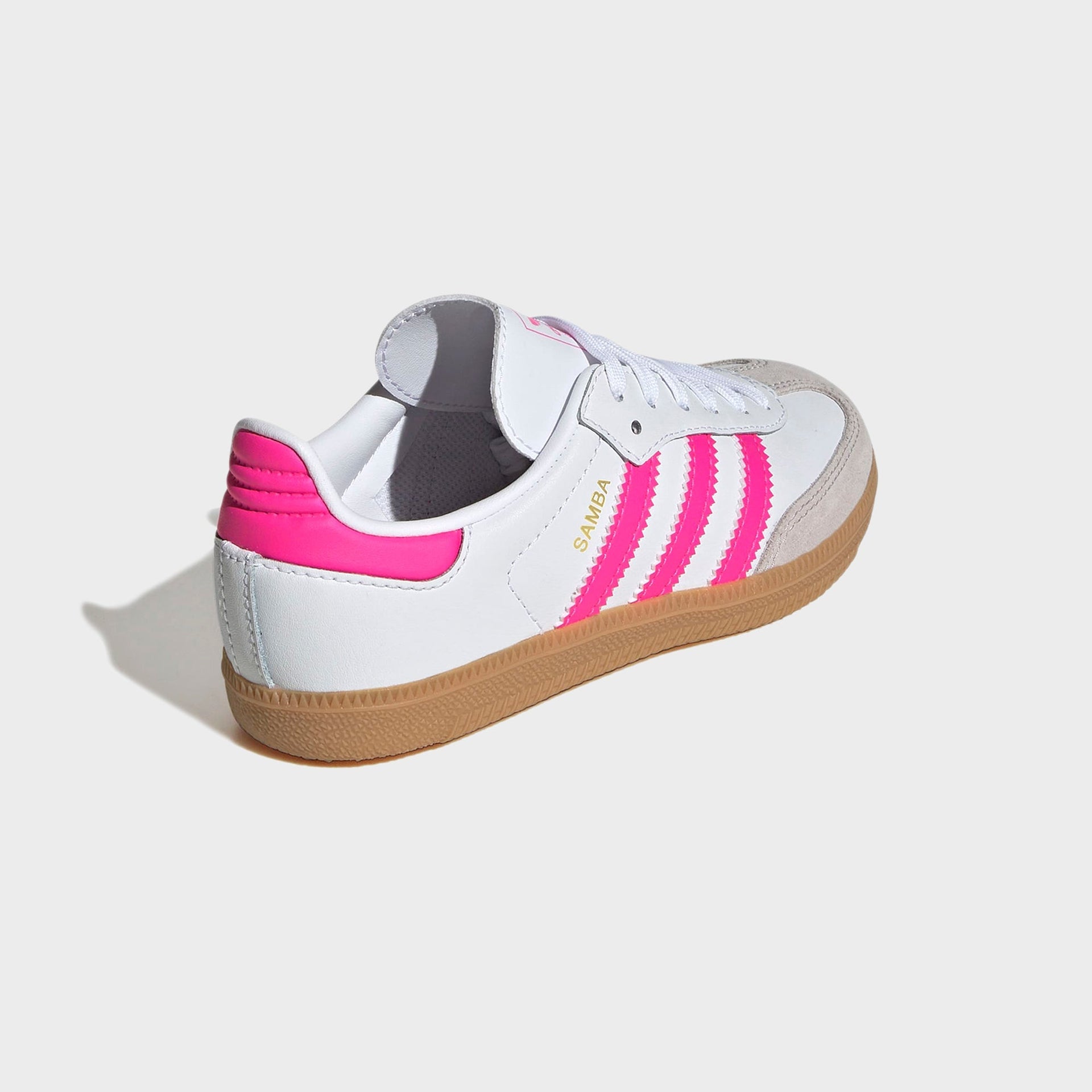 adidas Kids Samba  OG - White / Lucid Pink / Gum 3