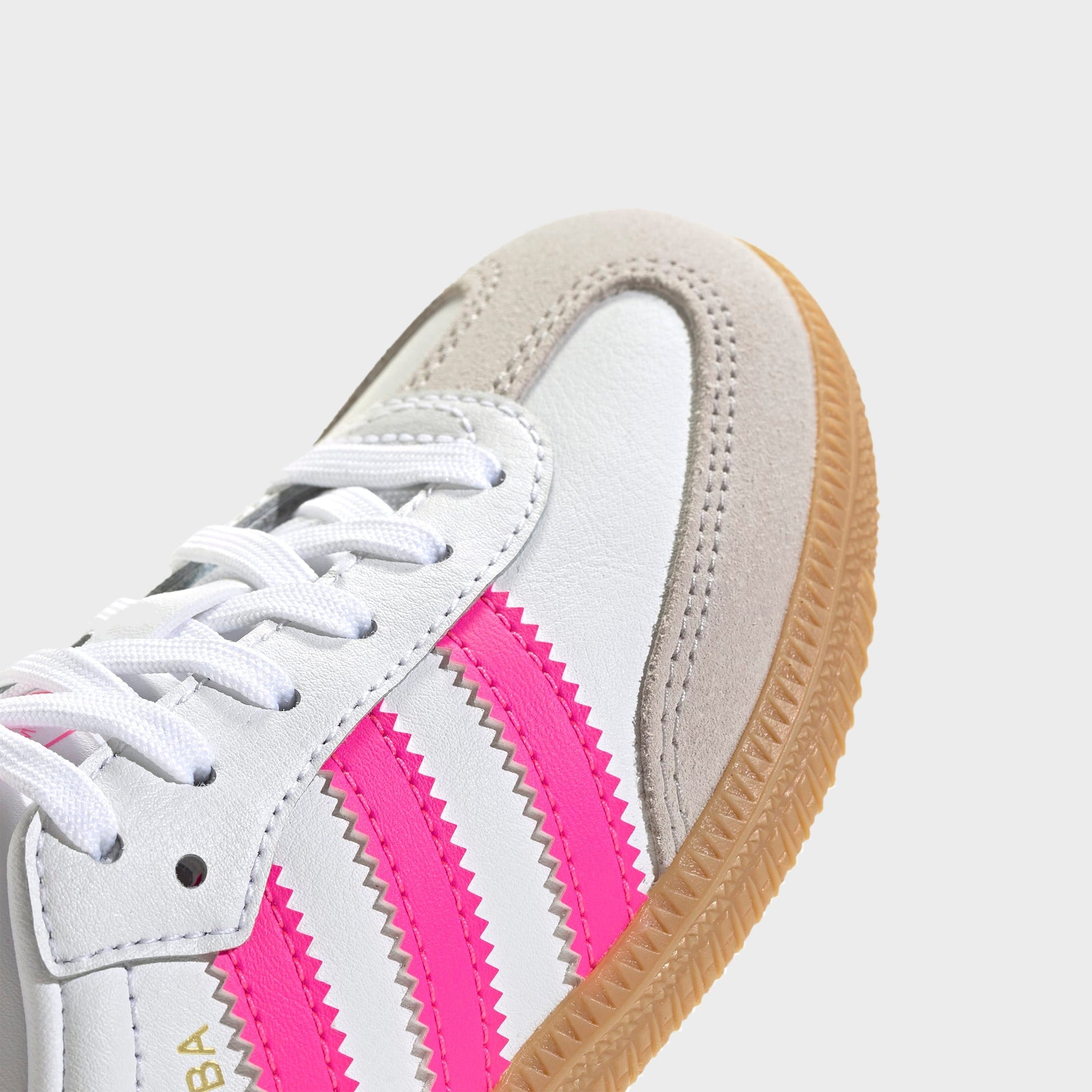 adidas Kids Samba  OG - White / Lucid Pink / Gum 3
