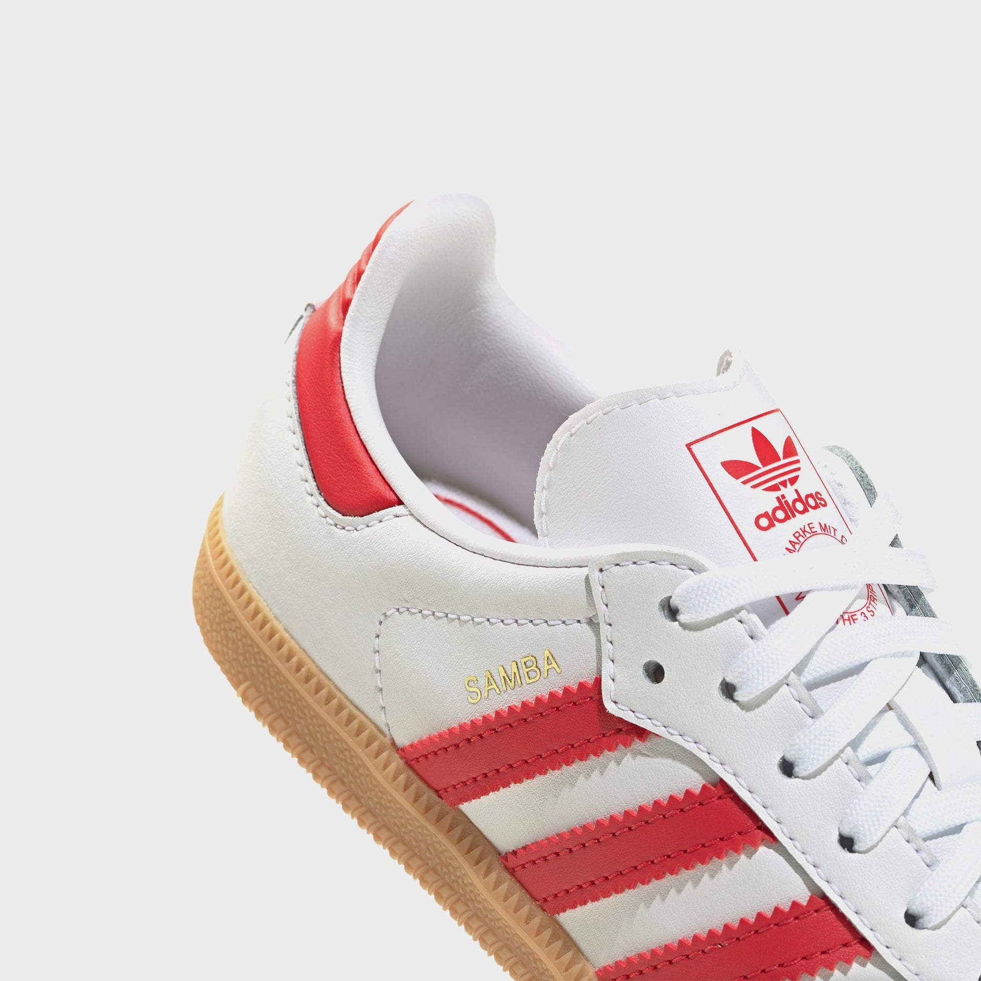 adidas PS Samba OG - White / Better Scarlet / Gum 3