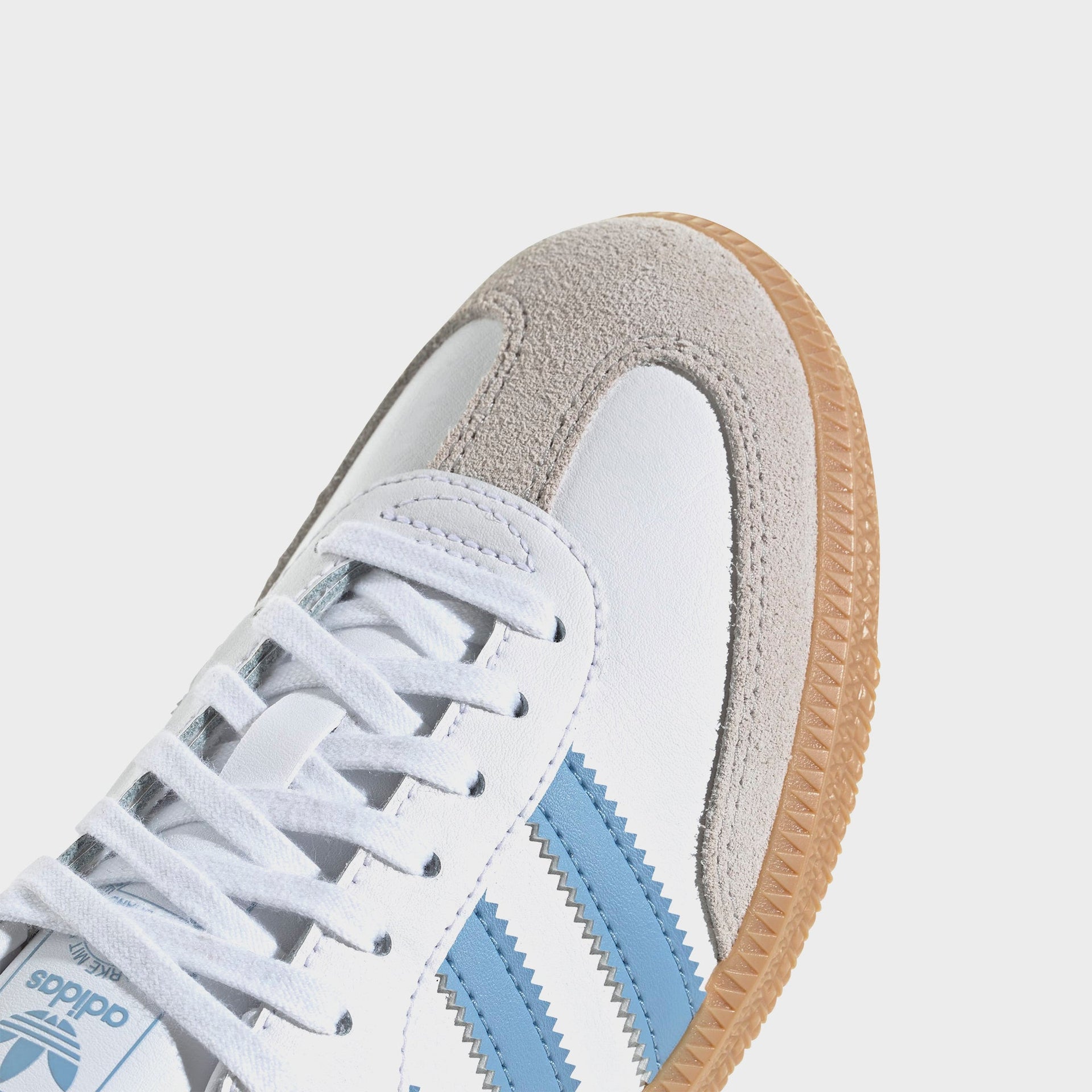 adidas GS Samba OG - White / Ash Blue / Gum 3