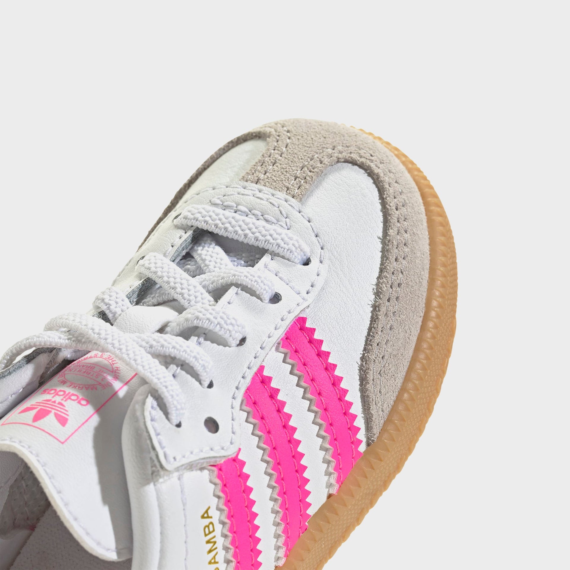adidas TD Samba OG - White / Lucid Pink / Gum 3