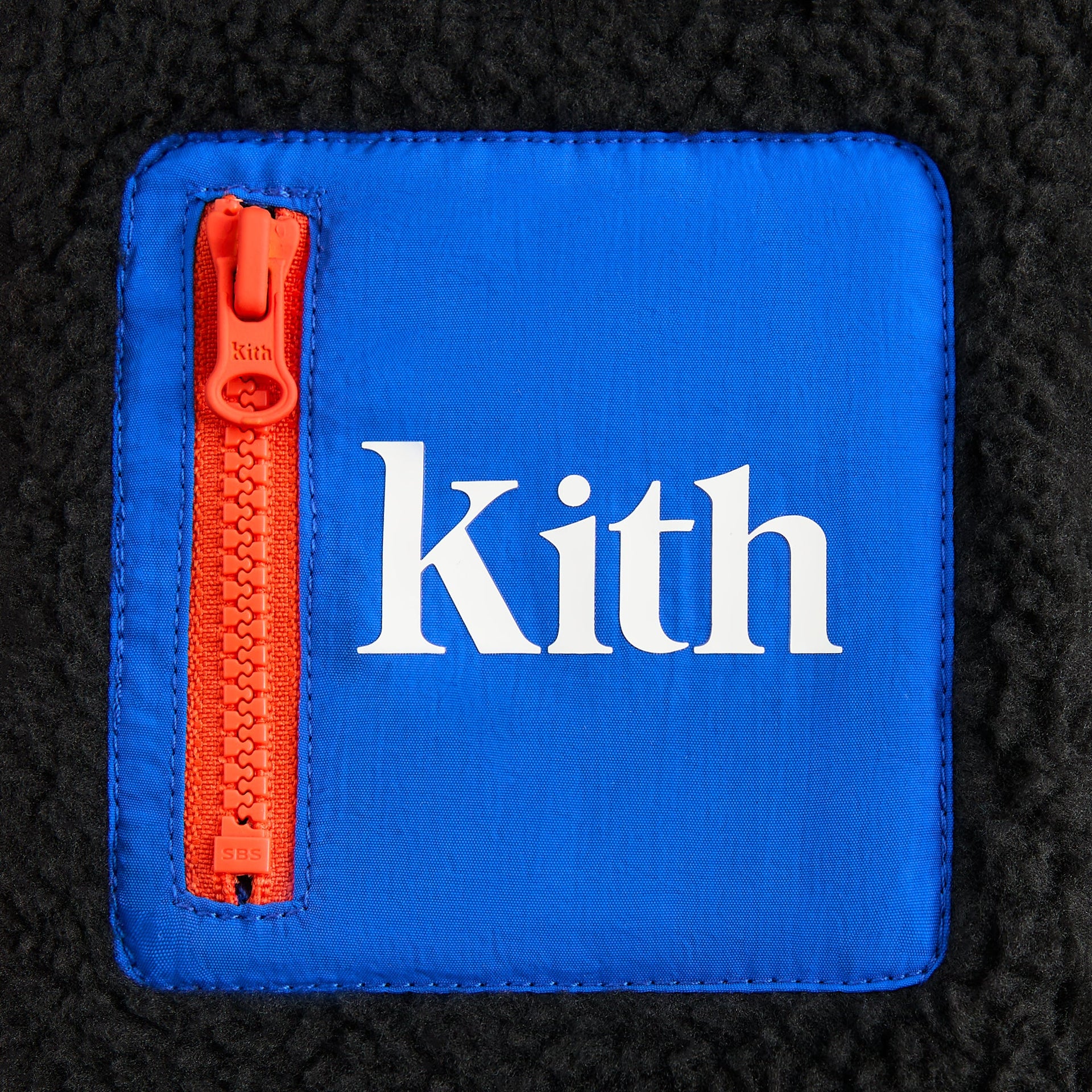 Kith Baby Color-Block Sherpa Antony Coverall - Black