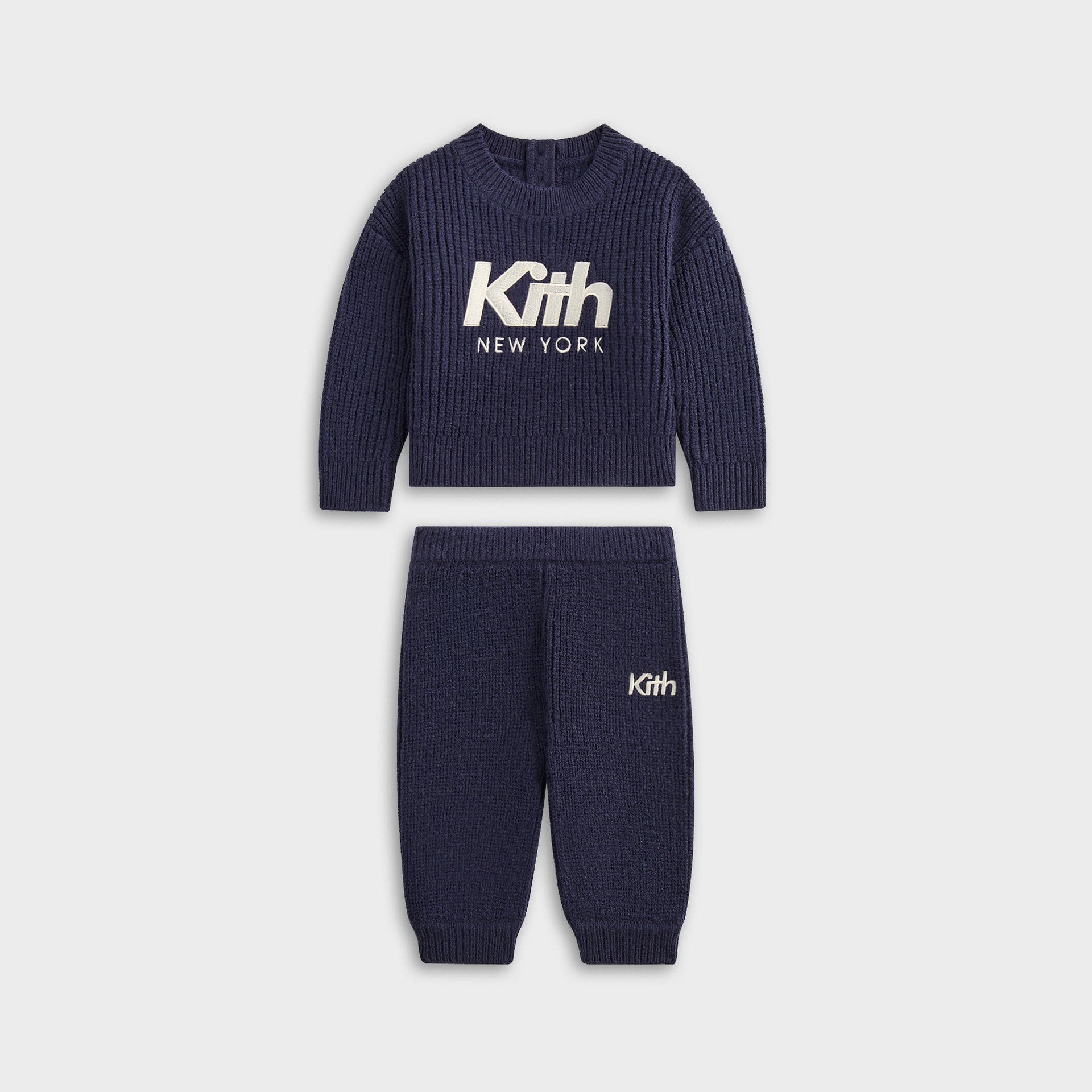 Kith Baby Sweater Crewneck and Jogger Set - Nocturnal