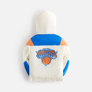 Kith Kids for the New York Knicks Hooded Quarter Zip Anorak - Silk