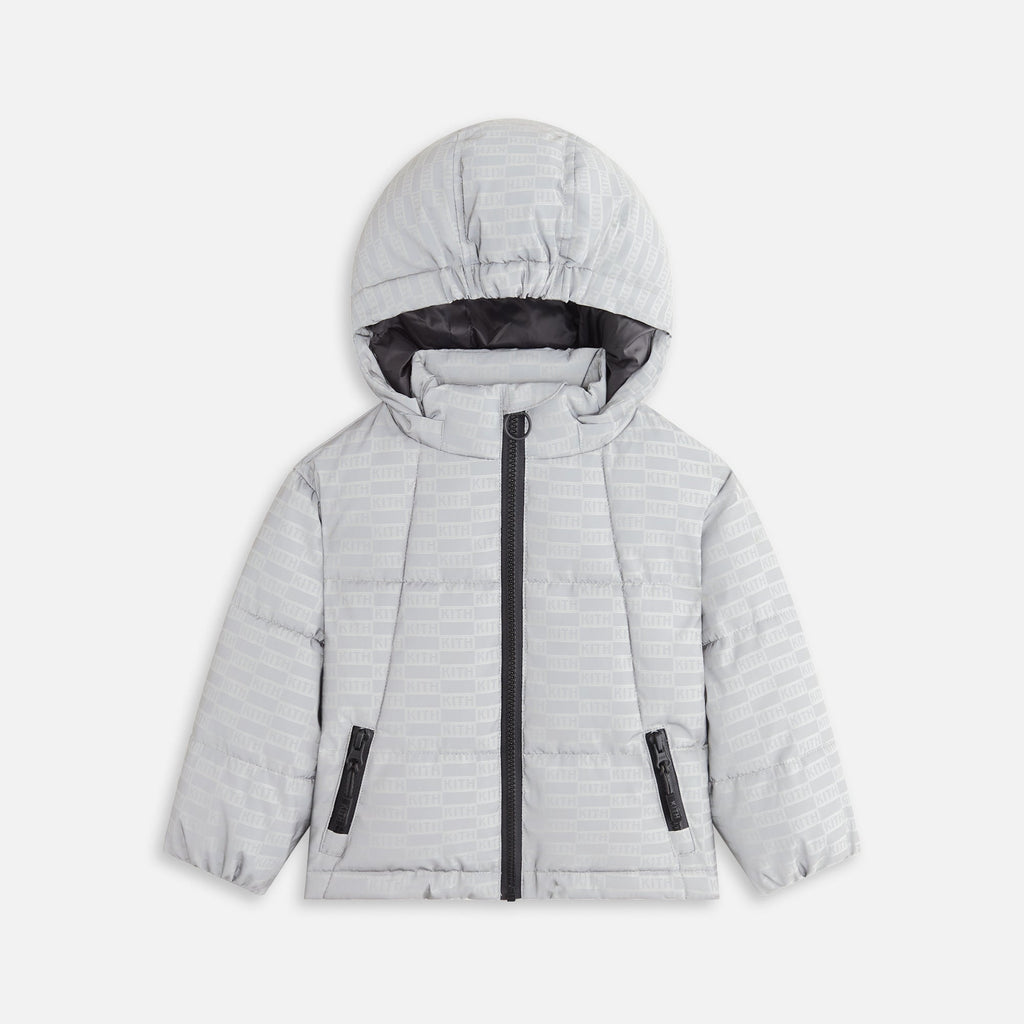 Kith Kids Reflective Midi Puffer - Astronaut – Kith Europe