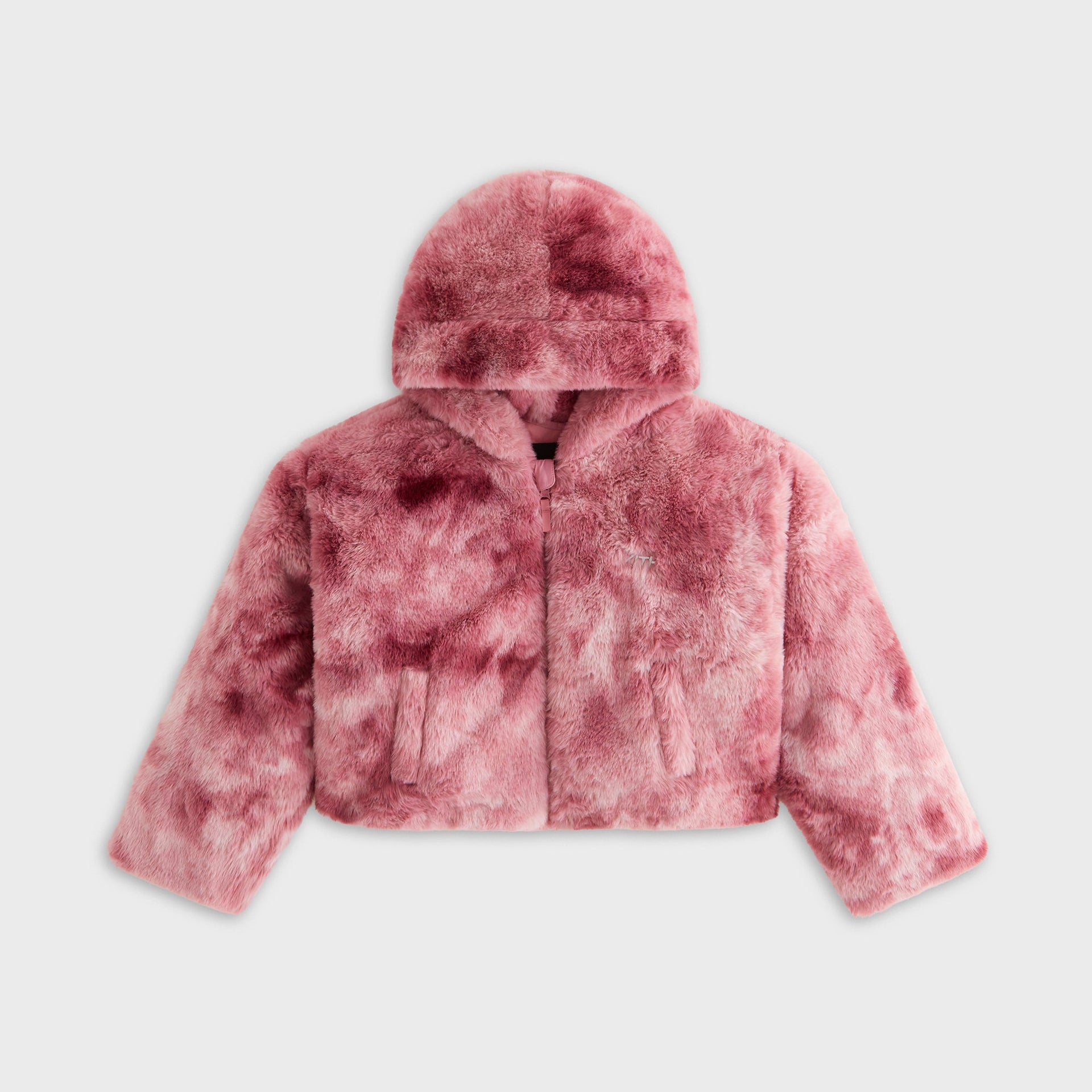 Kith Kids Cropped Faux Fur Hooded Puffer Jacket - Affection