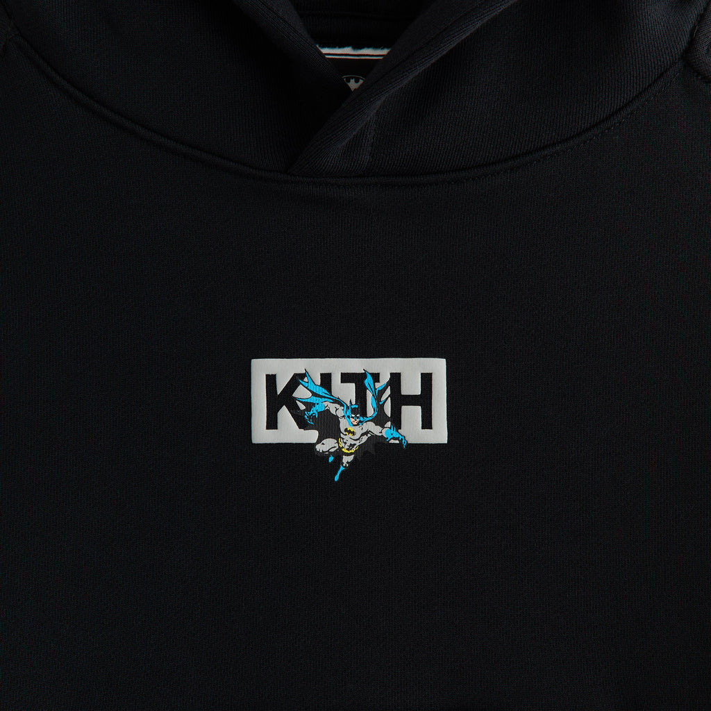 Batman Kith Kids Classic Logo Nelson Hoodie Black Kith Europe