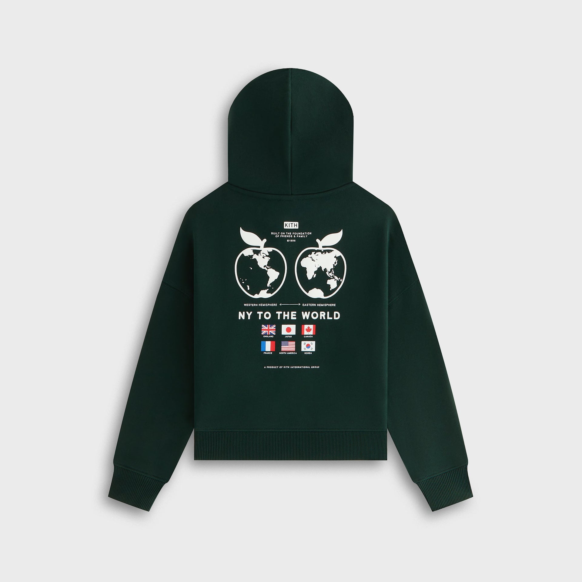 Kith Kids Logo Zip Nelson Hoodie - Stadium