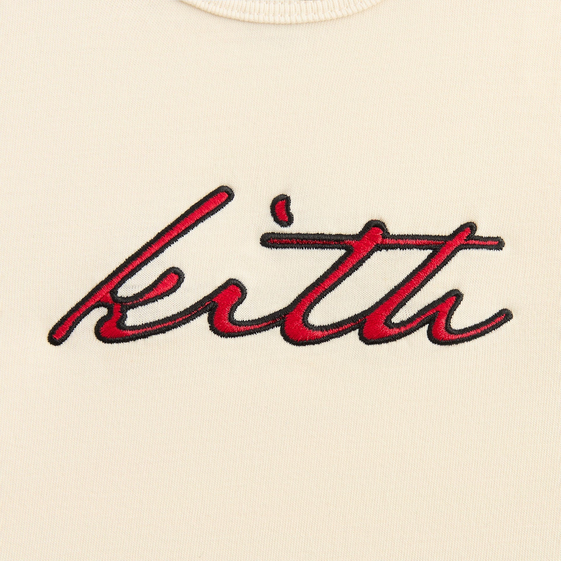 Kith Kids Signature Logo Mulberry II Tee - Sandrift