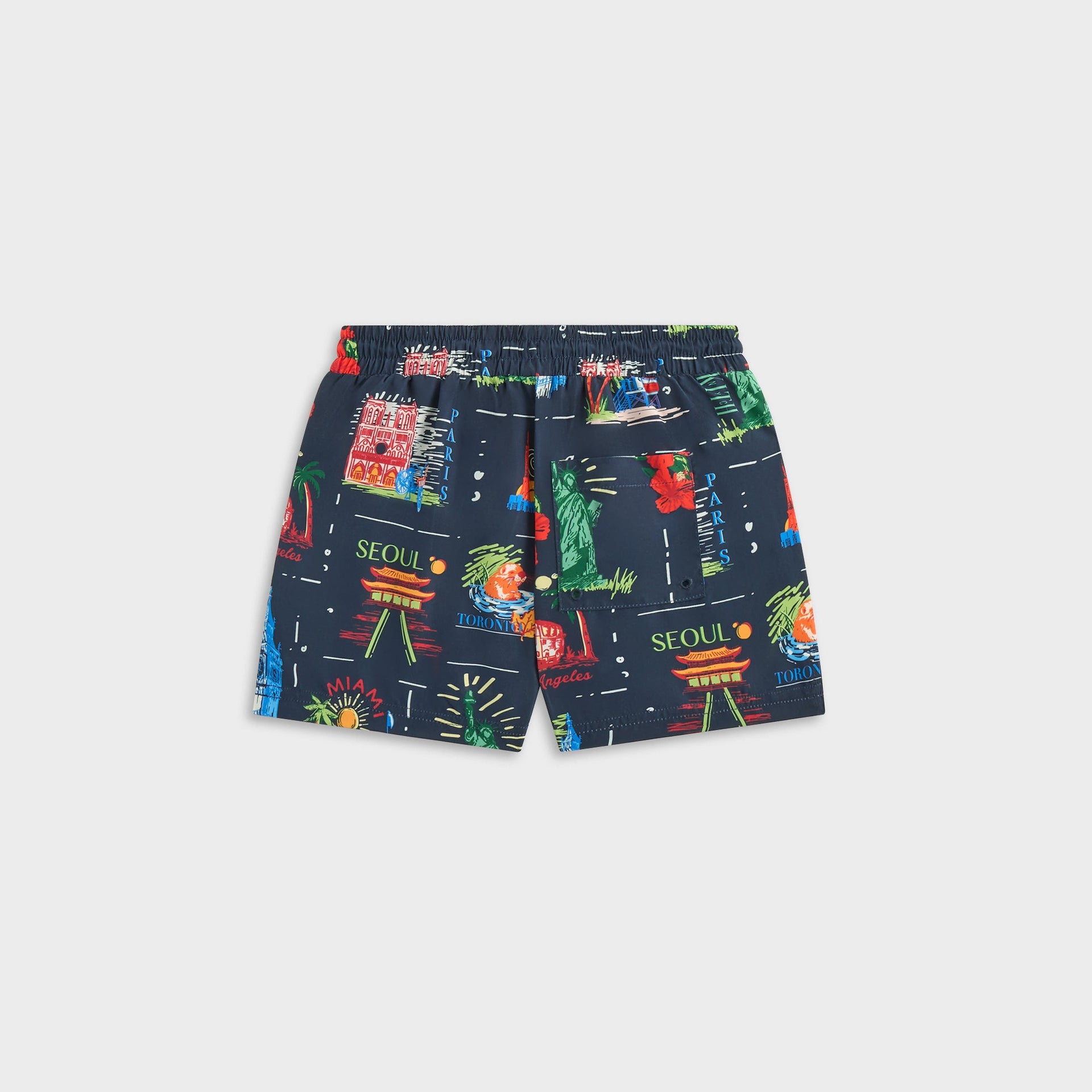 Kith Kids Souvenir Stamp Kai Swim Trunk - Nocturnal