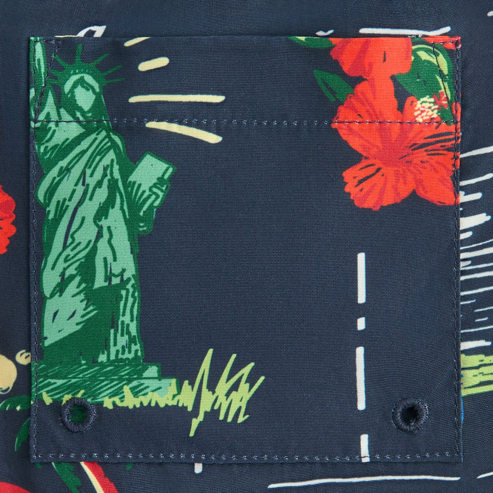 Kith Kids Souvenir Stamp Kai Swim Trunk - Nocturnal