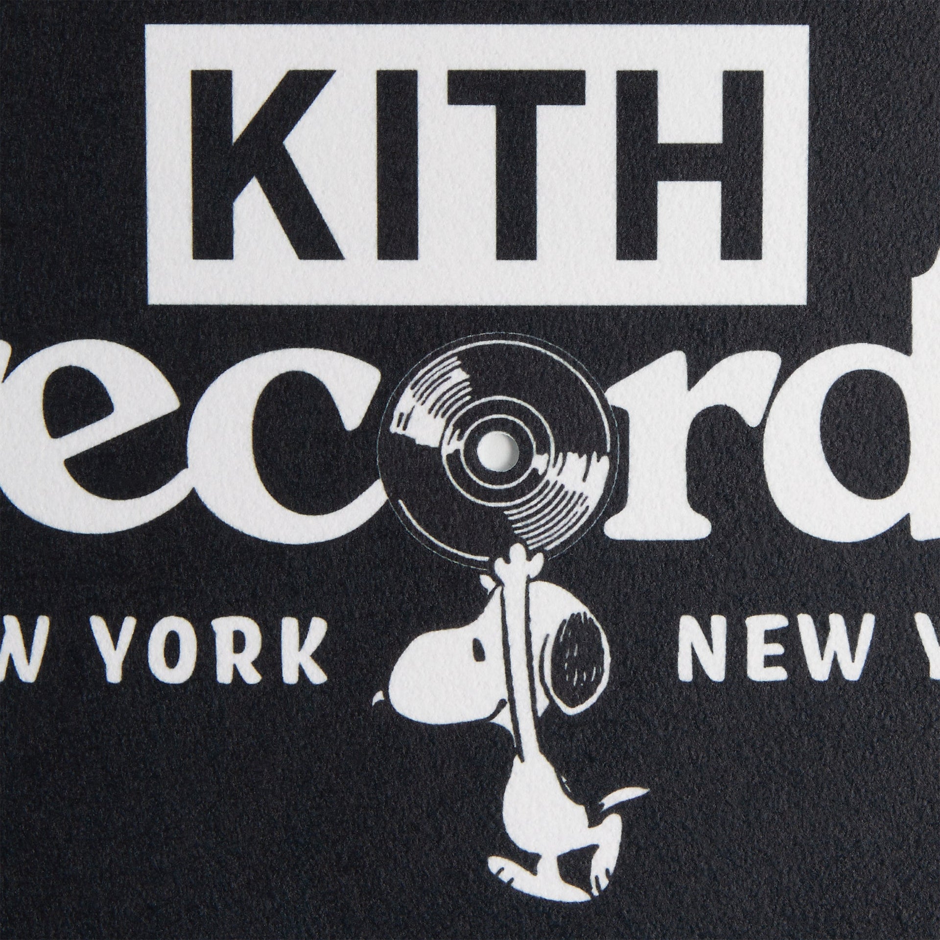 Kith for Peanuts Kith Records Slip Mat - Black