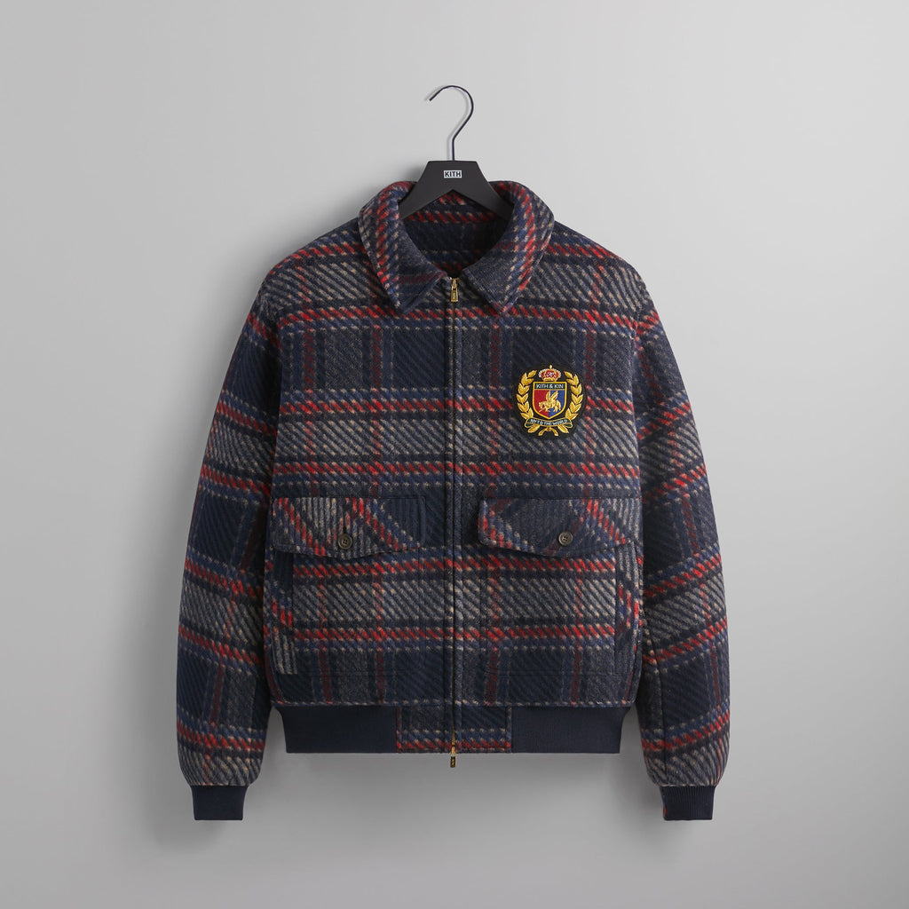 Kith for Bergdorf Goodman Plaid Hawthorne Flight Jacket