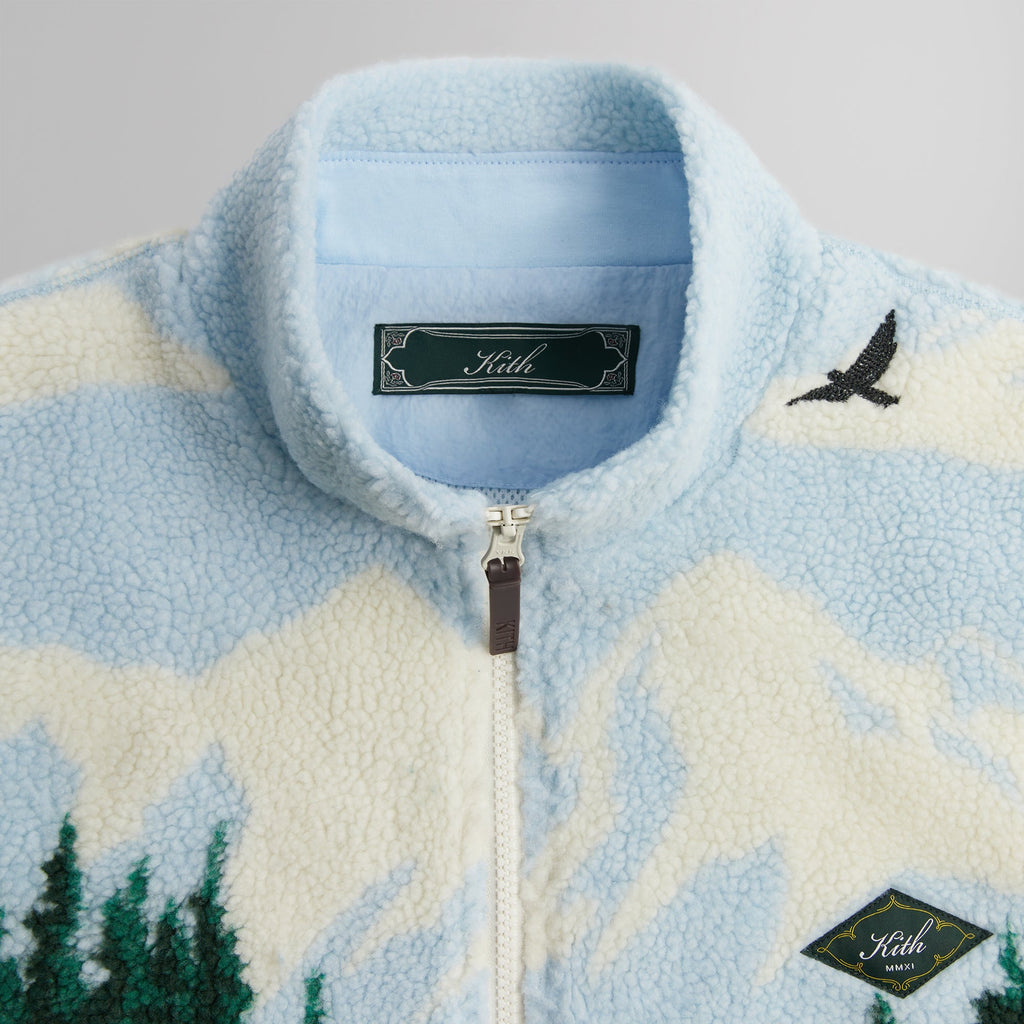 Kith Pinehurst Sherpa Full Zip - Larimar – Kith Europe