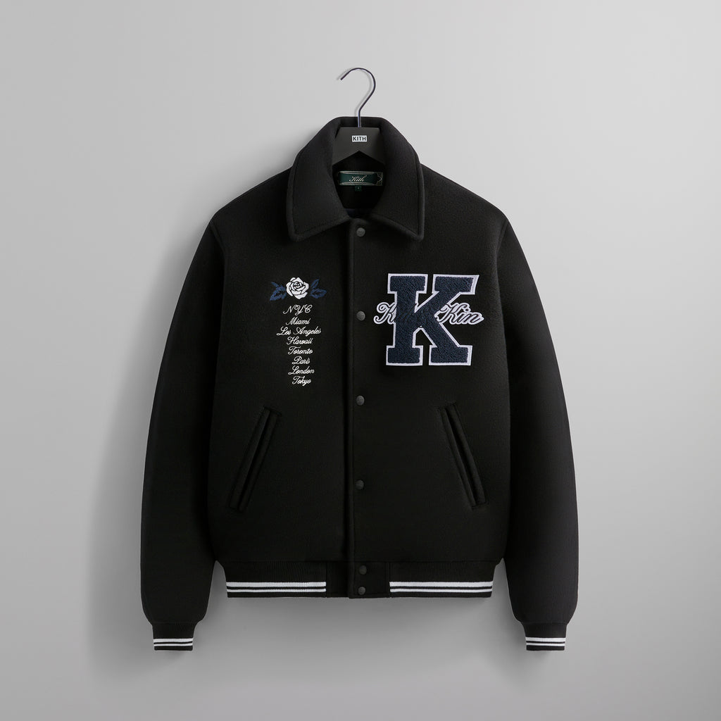 Kith Wool Coaches Jacket - Black – Kith Europe
