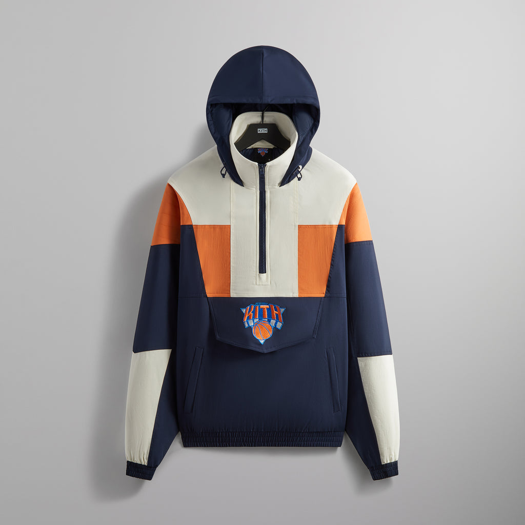 Kith for the New York Knicks Quarter Zip Anorak - Nocturnal – Kith 