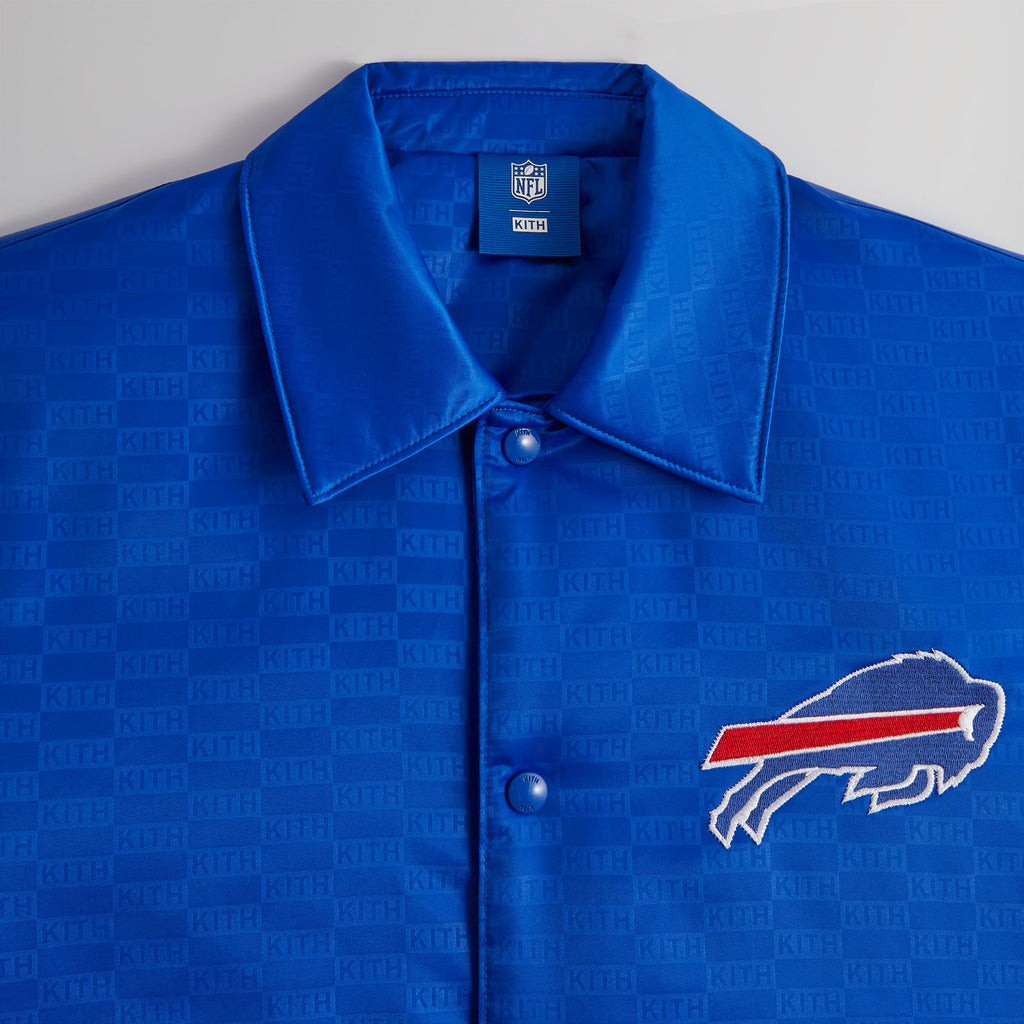 Kith for the NFL: Bills Satin Bomber Jacket - Cyclone