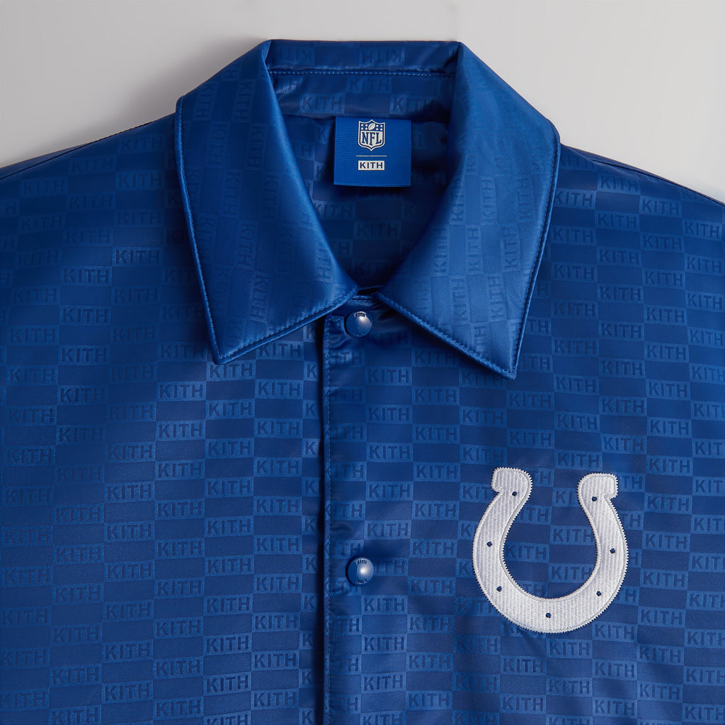 Kith for the NFL: Colts Satin Bomber Jacket - Entice – Kith Europe