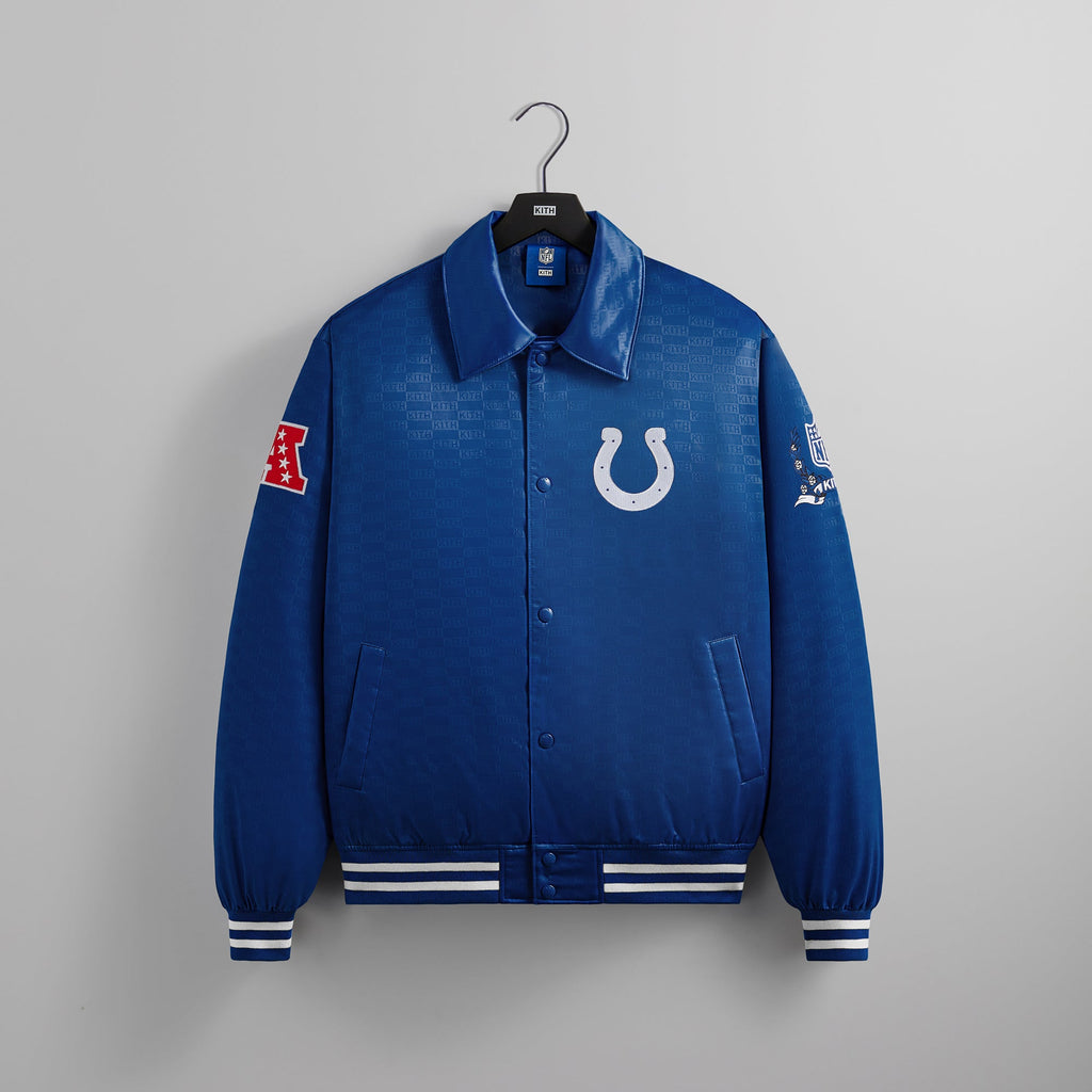 Kith for the NFL: Dolphins Satin Bomber Jacket - Center – Kith Europe