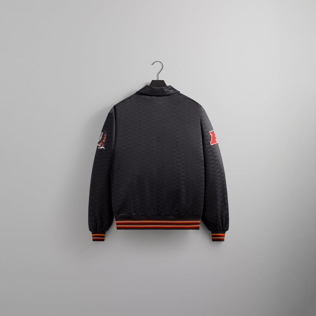 Kith for the NFL: Bengals Satin Bomber Jacket - Black – Kith Europe