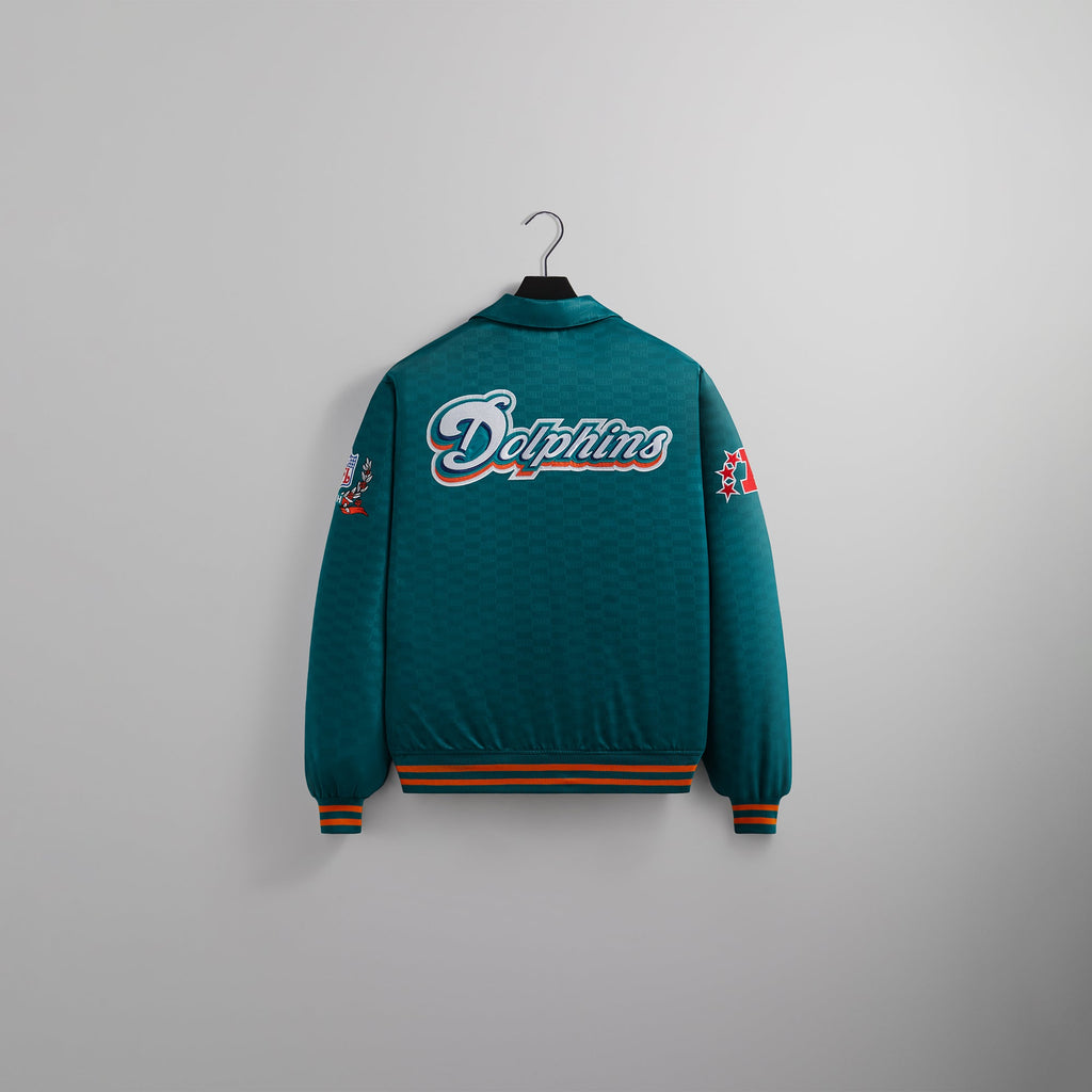 Kith x NFL Dolphins Satin Bomber Jacket Center