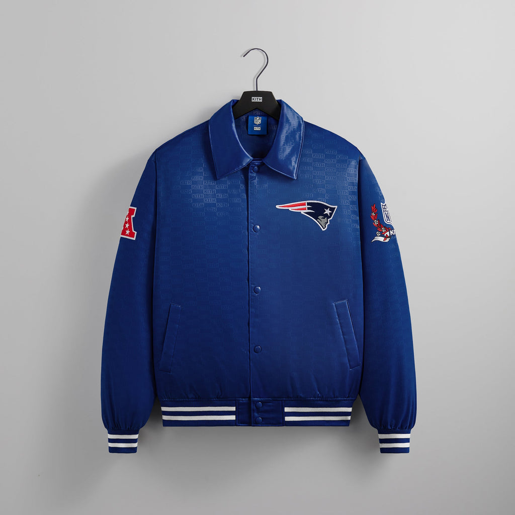 Kith for the NFL: Vikings Satin Bomber Jacket - Cover – Kith Europe