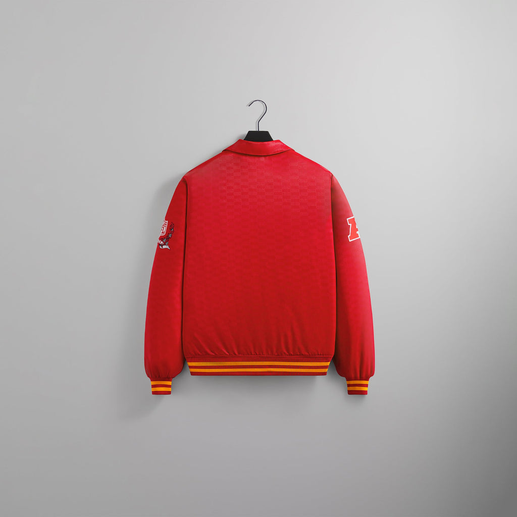 Kith for the NFL: Chiefs Satin Bomber Jacket - Race – Kith Europe