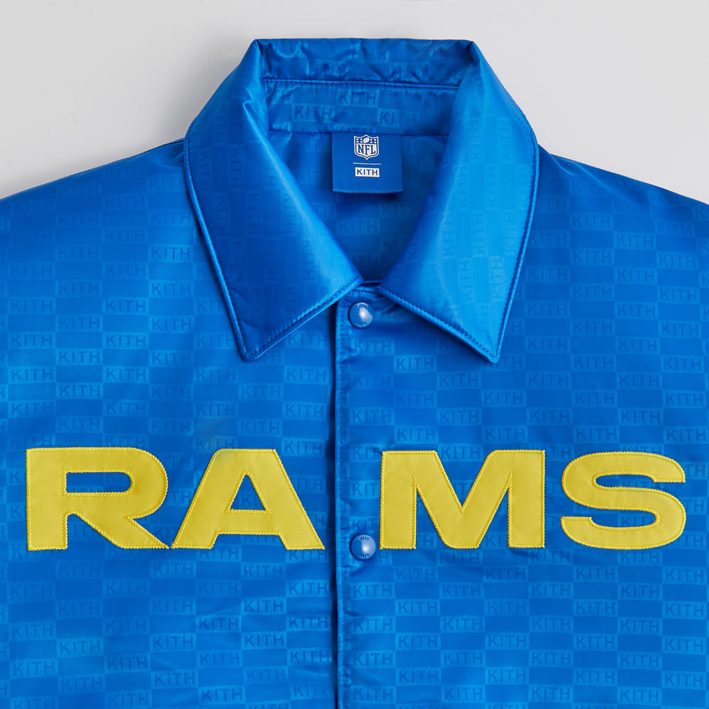 Kith for the NFL: Rams Satin Bomber Jacket - Greek – Kith Europe