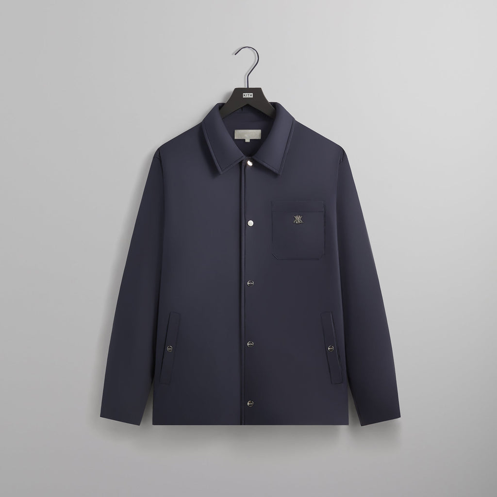 Kith Puffed Nylon Reed Shirt Jacket - Nocturnal – Kith Europe