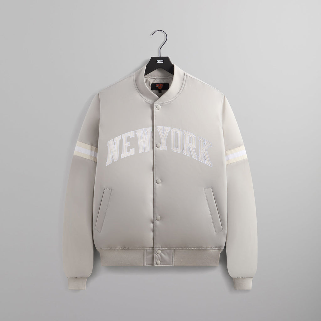 Kith for the New York Knicks Empire Satin Bomber Jacket - Wake – Kith Europe