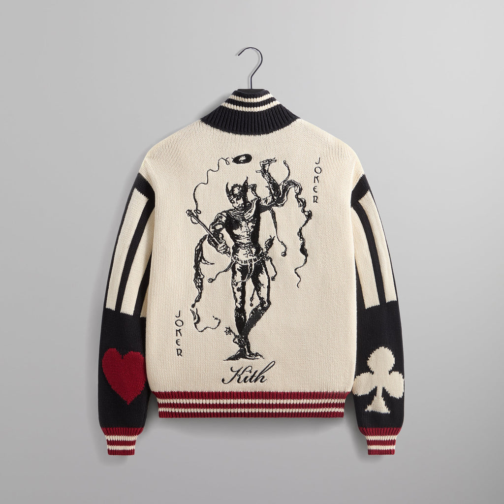 Batman | Kith Joker Wyona Full Zip Sweater - Sandrift – Kith 