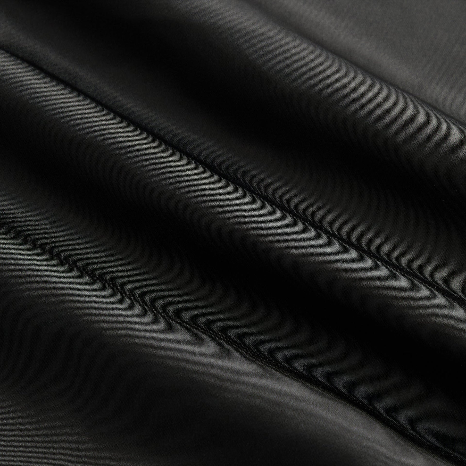 &Kin Vance Satin Bomber Jacket - Black