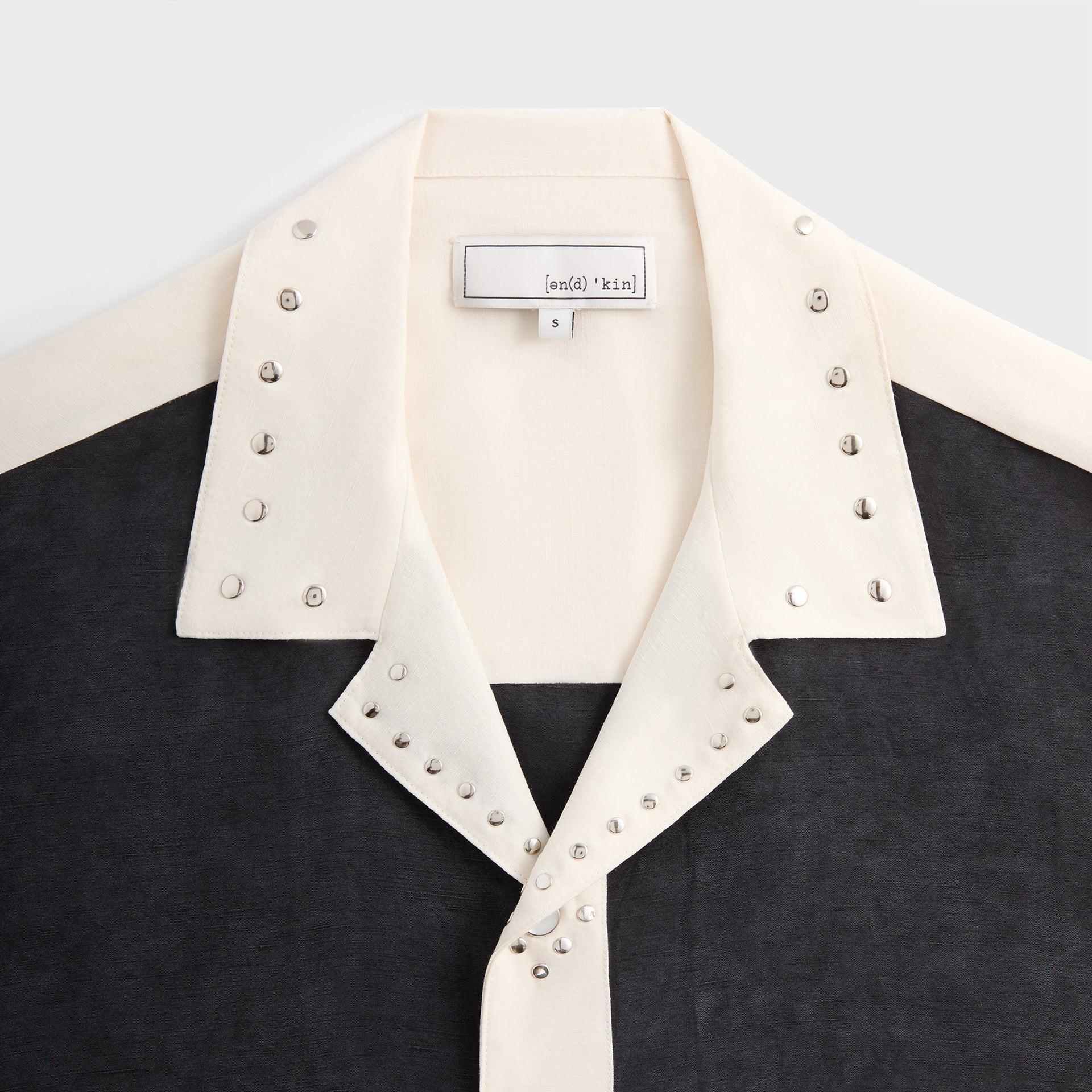 &Kin Sawyer Short Sleeve Camp Collar Shirt - Black