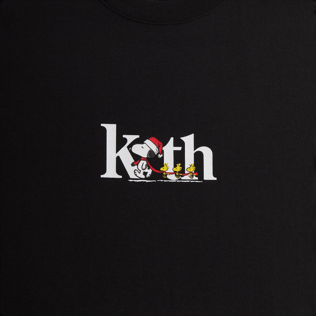 Kith for Peanuts Serif Tee - Black – Kith Europe