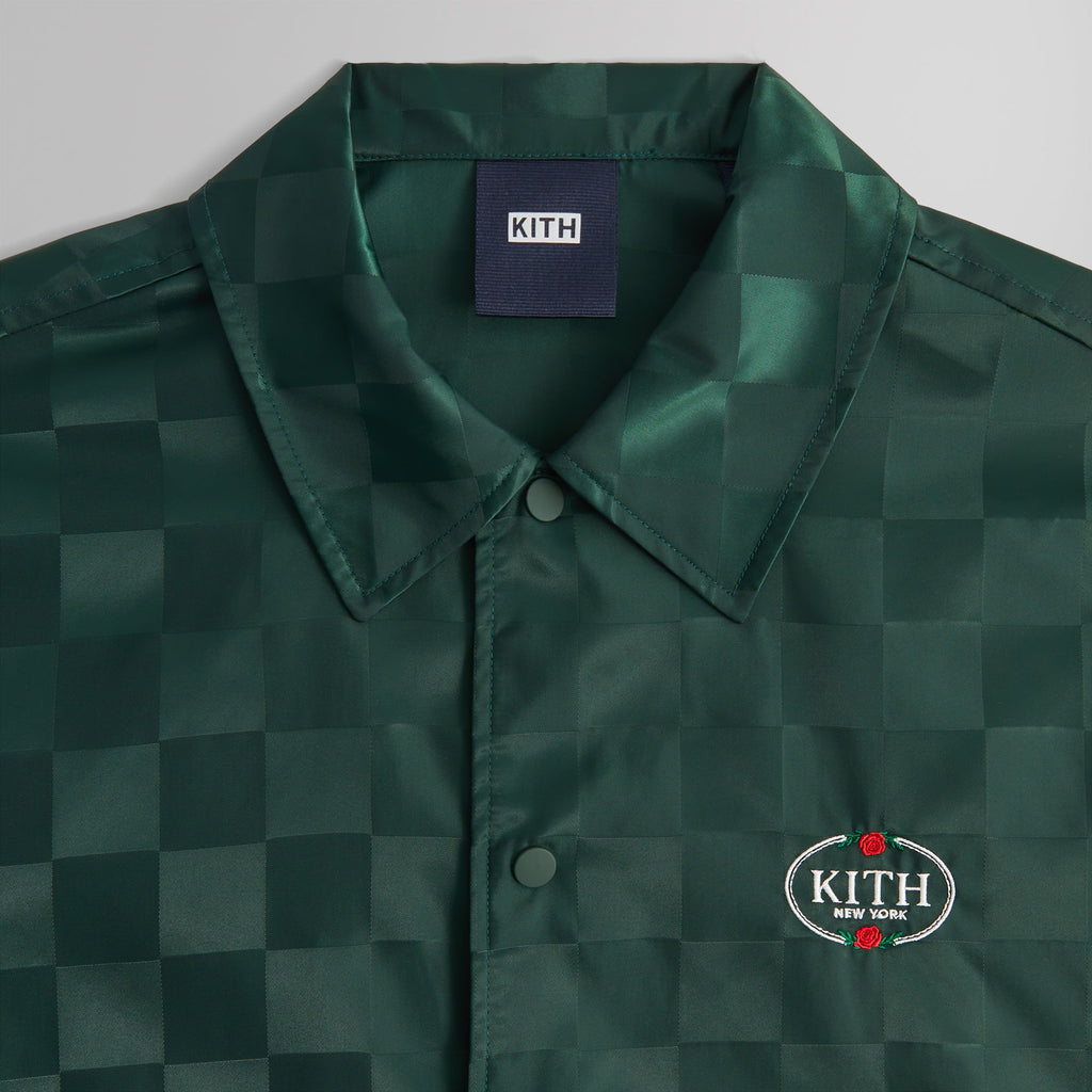 Kith Checkered Satin Reade Shirt - Stadium – Kith Europe
