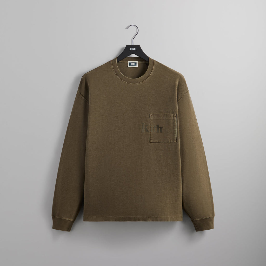 Kith Long Sleeve Quinn Tee - Java – Kith Europe