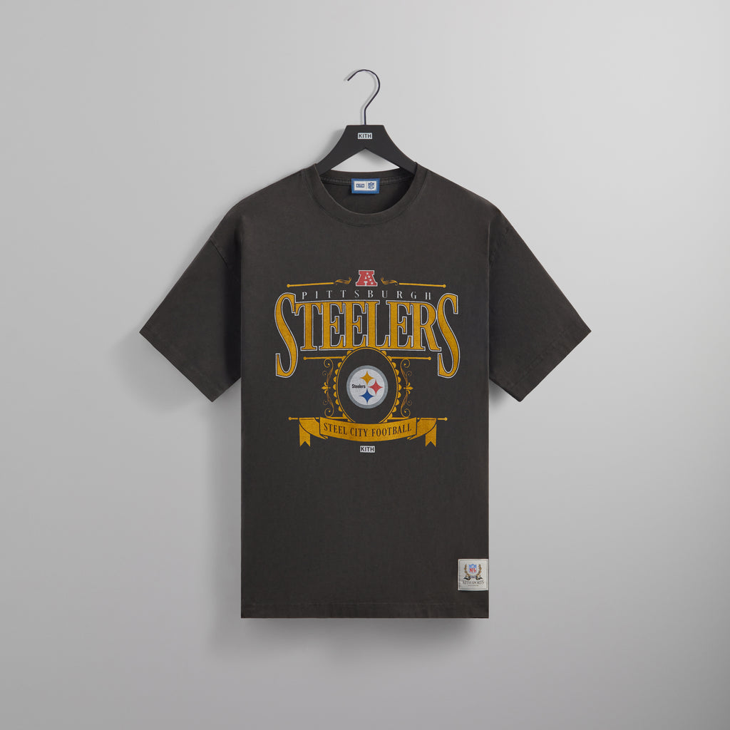 Kith for the NFL: Steelers Vintage Tee - Black – Kith Europe