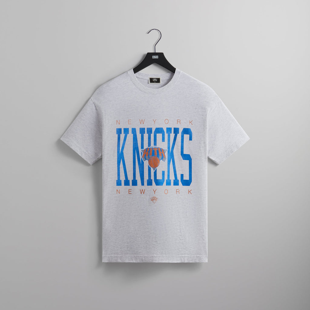 Kith for the New York Knicks Home Court Vintage Tee - Light Heather Gr –  Kith Europe
