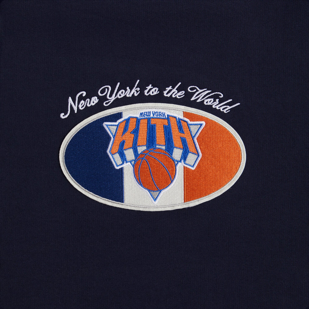 Kith for the New York Knicks NY Insignia Nelson Crewneck - Nocturnal