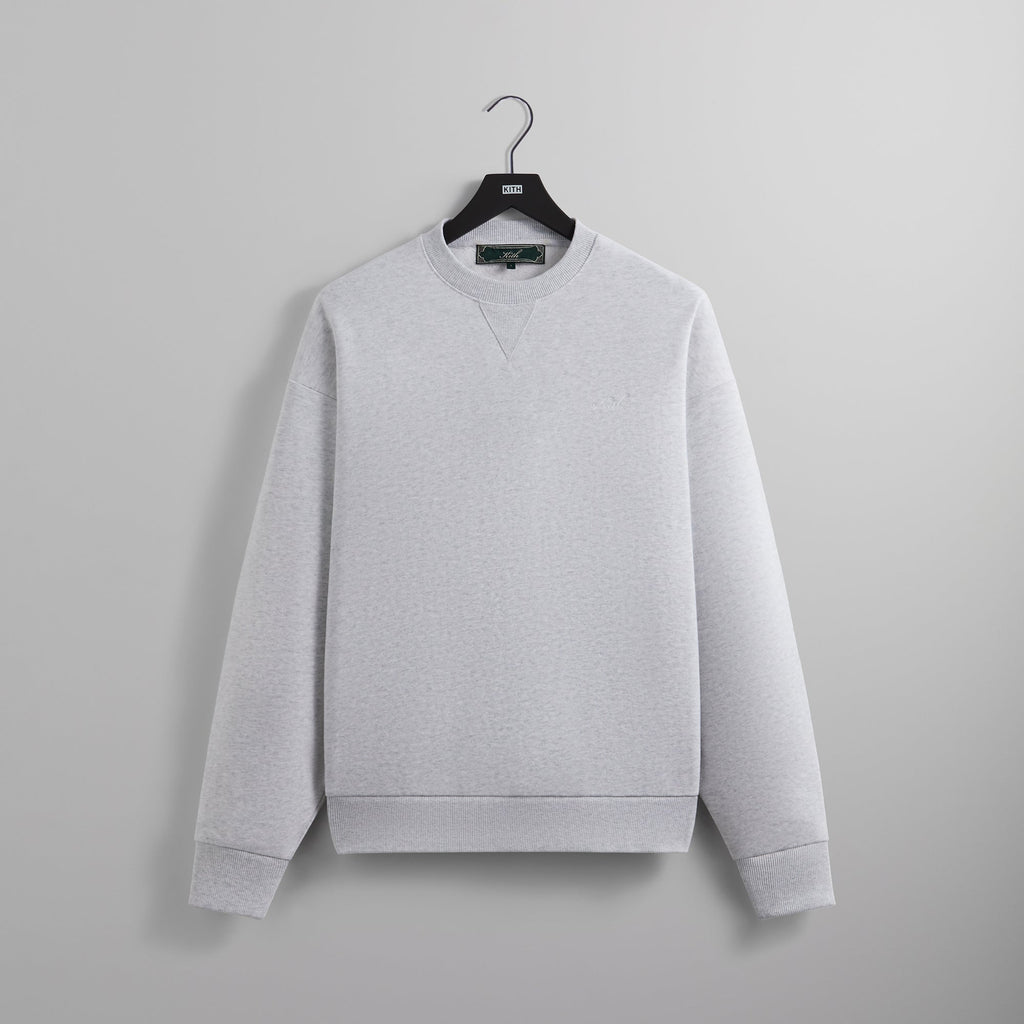 Kith Paisley Nelson Crewneck - Light Heather Grey – Kith Europe