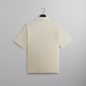 Kith Wavy Monogram Towel Terry Thompson Shirt - Sandrift