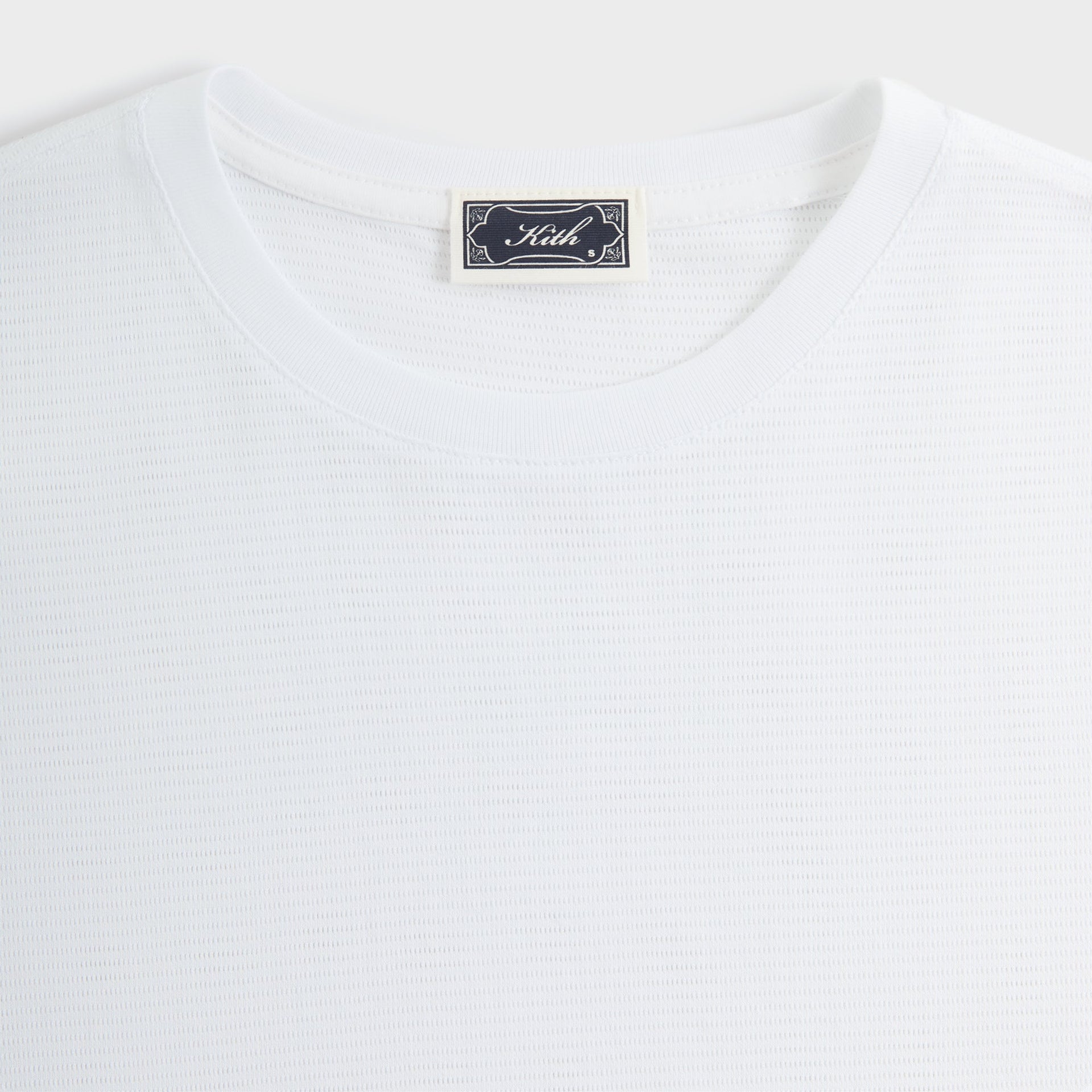 Kith Pointelle Mesh Heathrow Tee - White