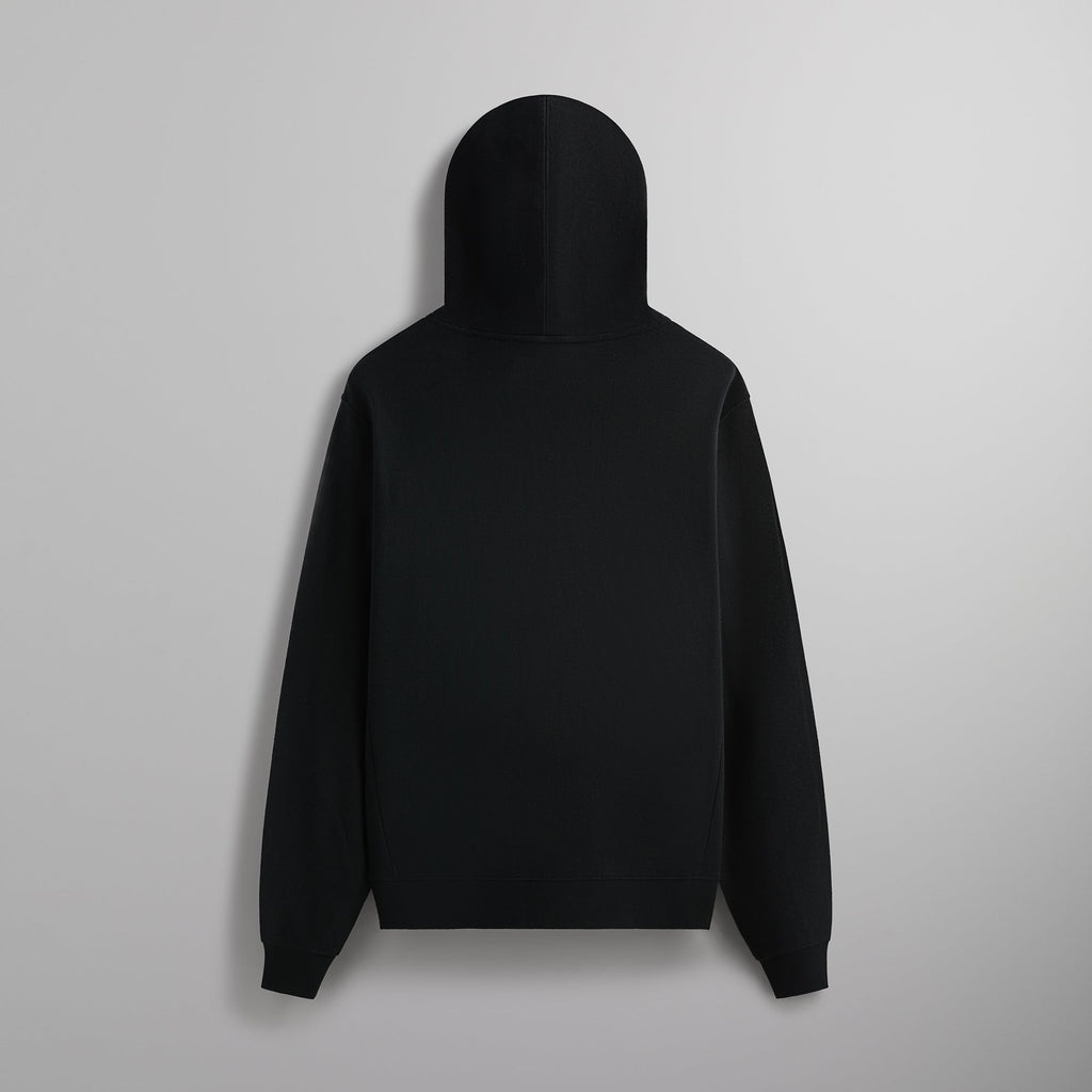 Kith Double Face Williams V Full Zip Hoodie Black Kith Europe