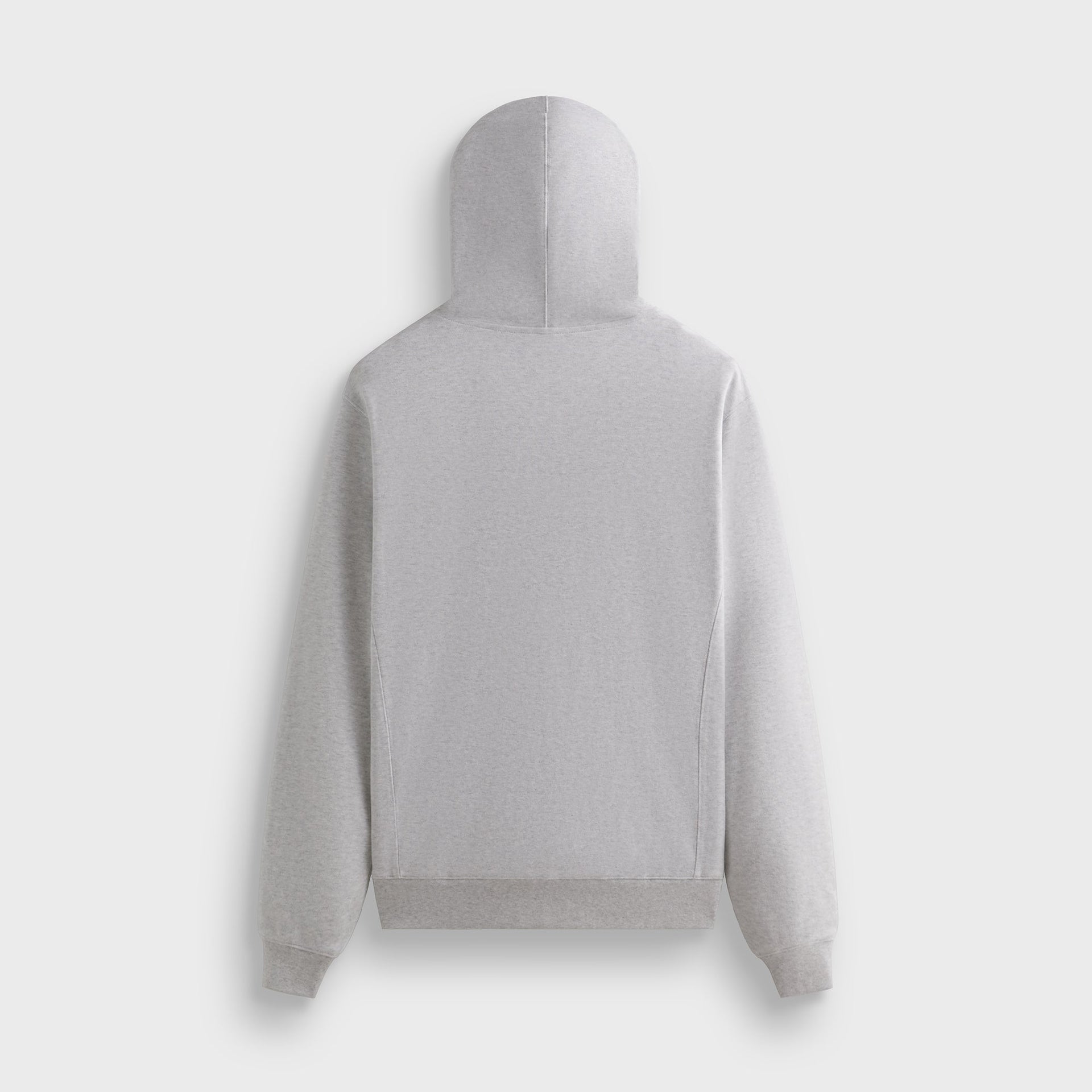 Kith Interlock Williams V Full Zip Hoodie - Light Heather Grey