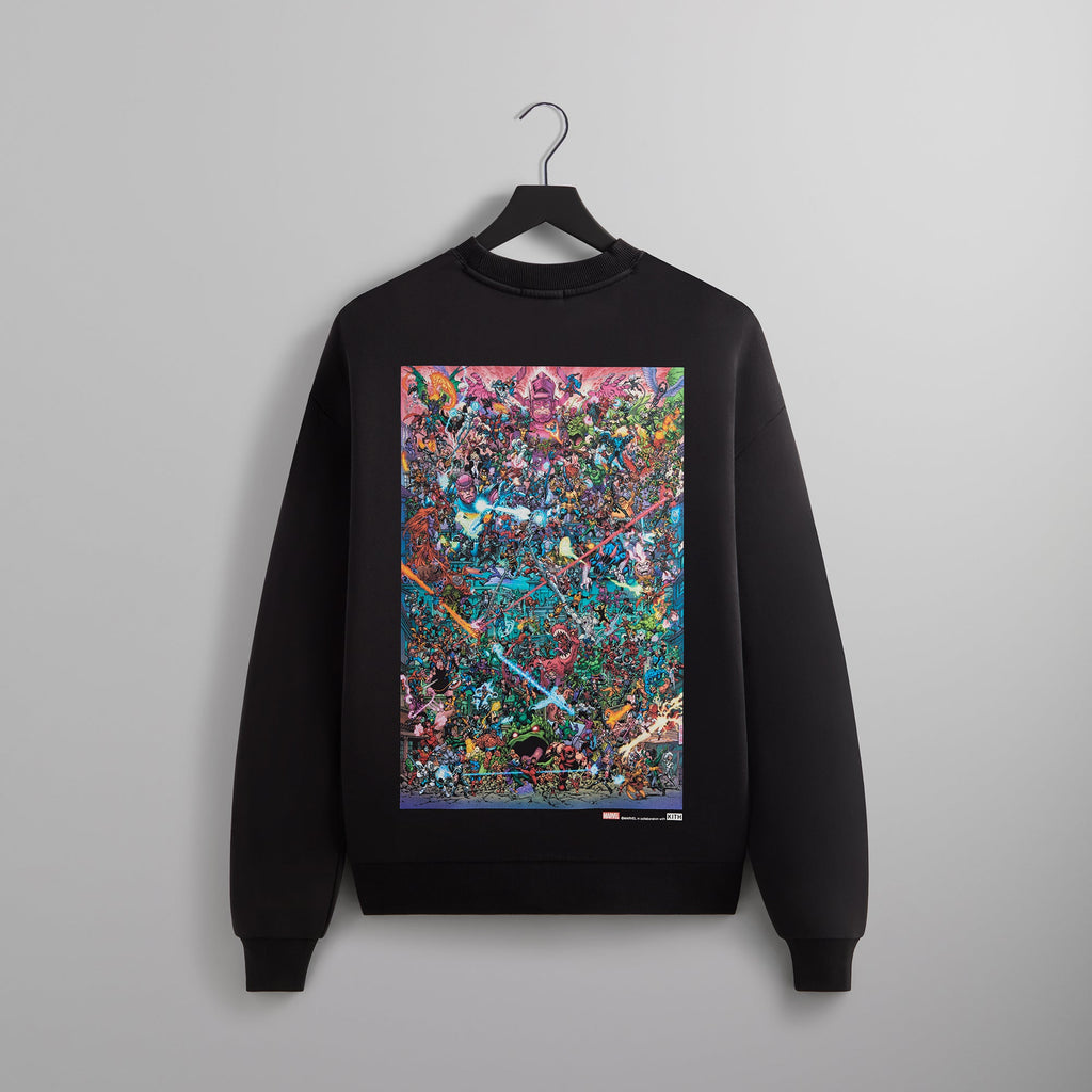 Marvel | Kith Villains Clash Vintage Nelson Crewneck - Black