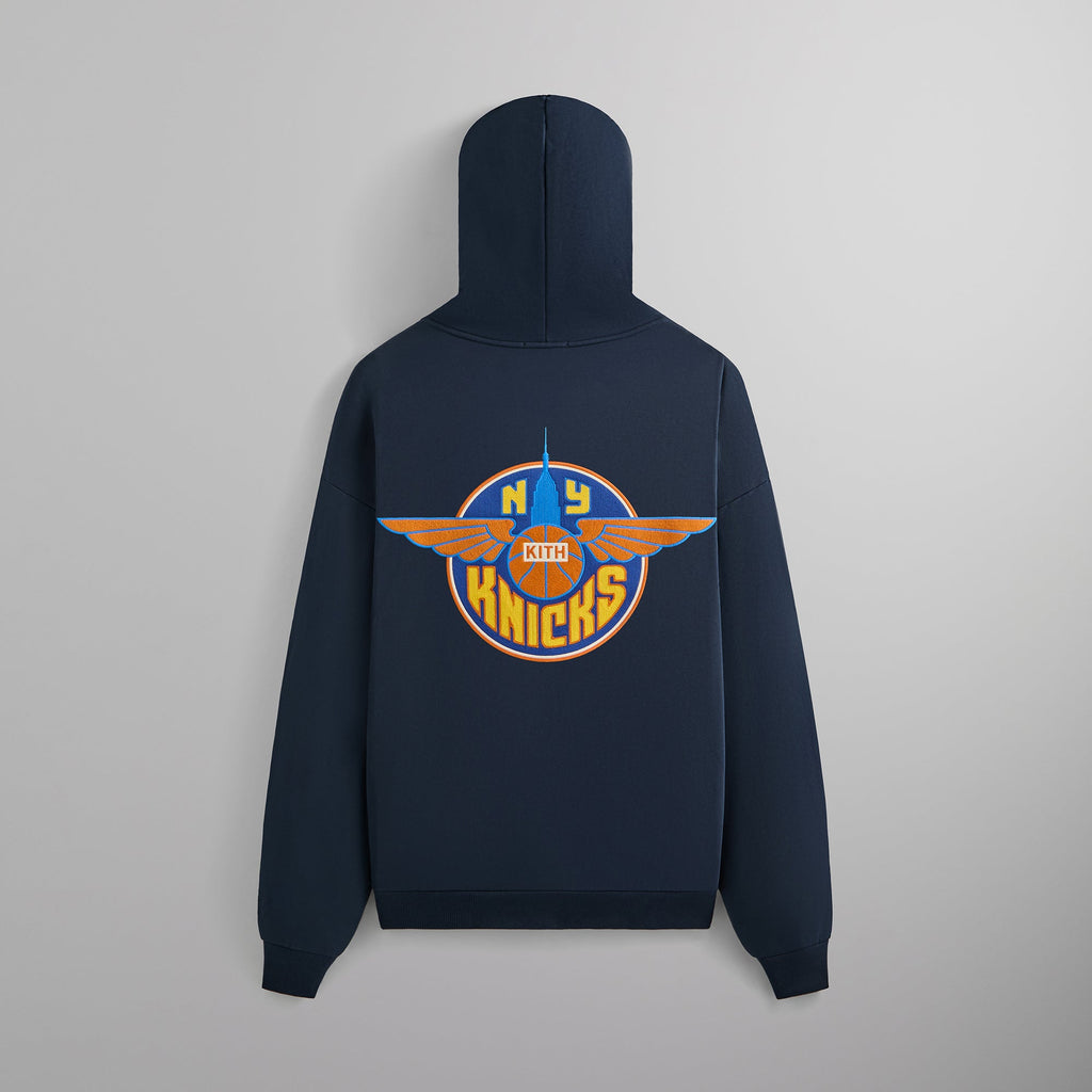 Hot Kith Cap'n crunch navy applique hoodie sweatshirt