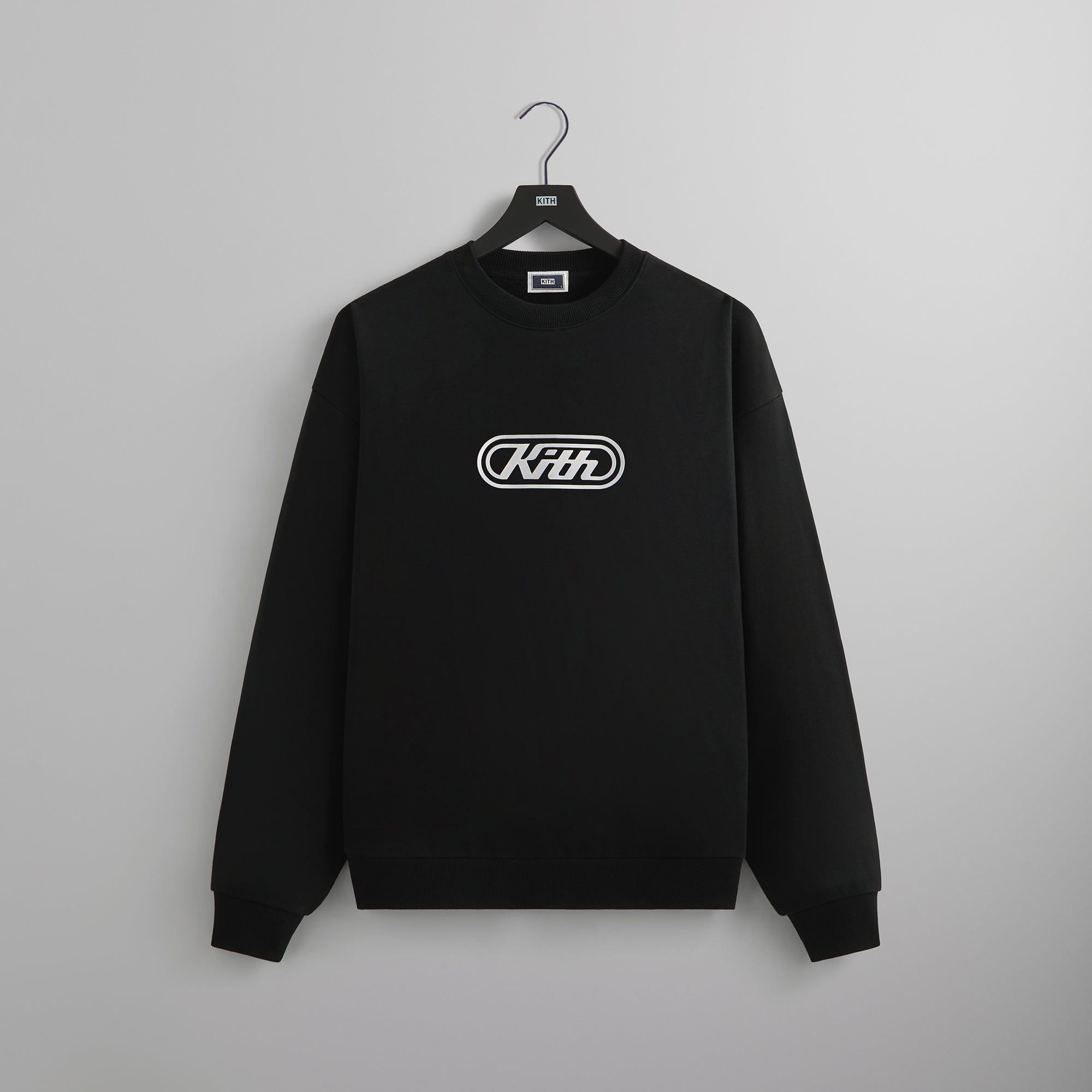 Kith Vortex Logo Nelson Crewneck - Black – Kith Europe