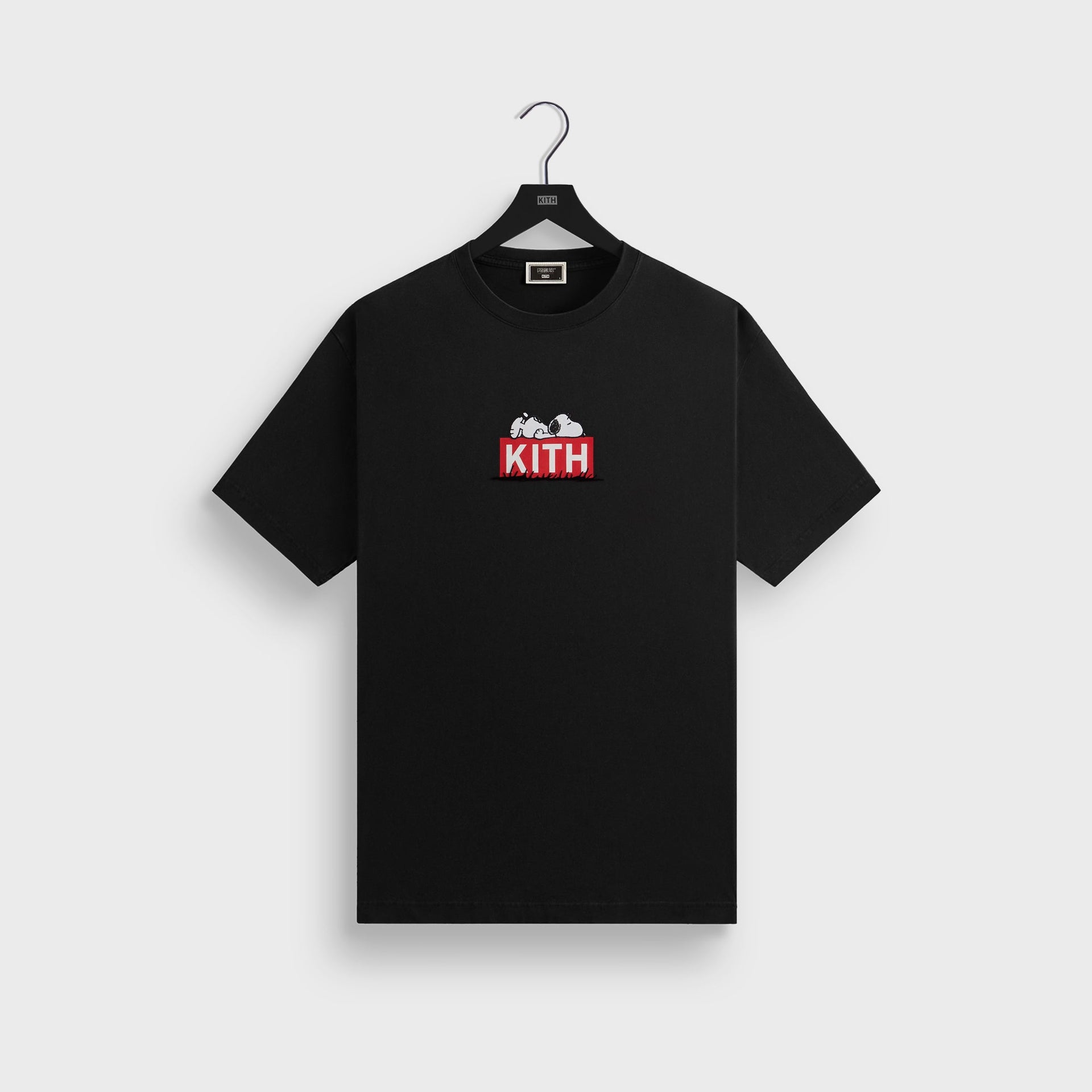 Kith for Peanuts Doghouse Classic Logo Tee - Black