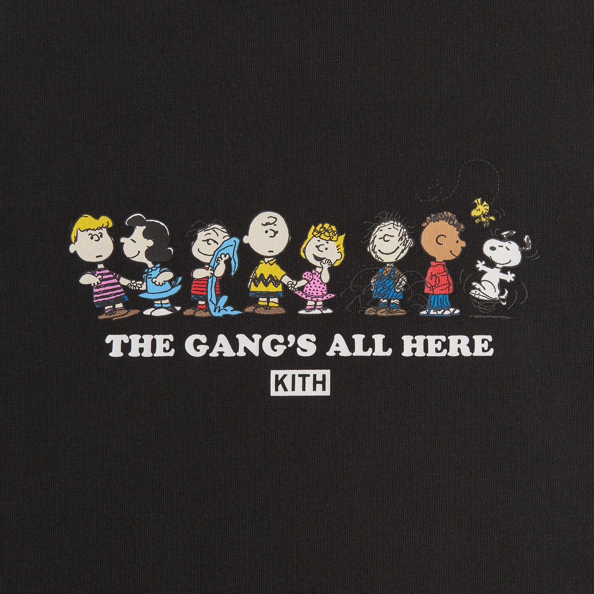 Kith for Peanuts Gang's All Here Tee - Black