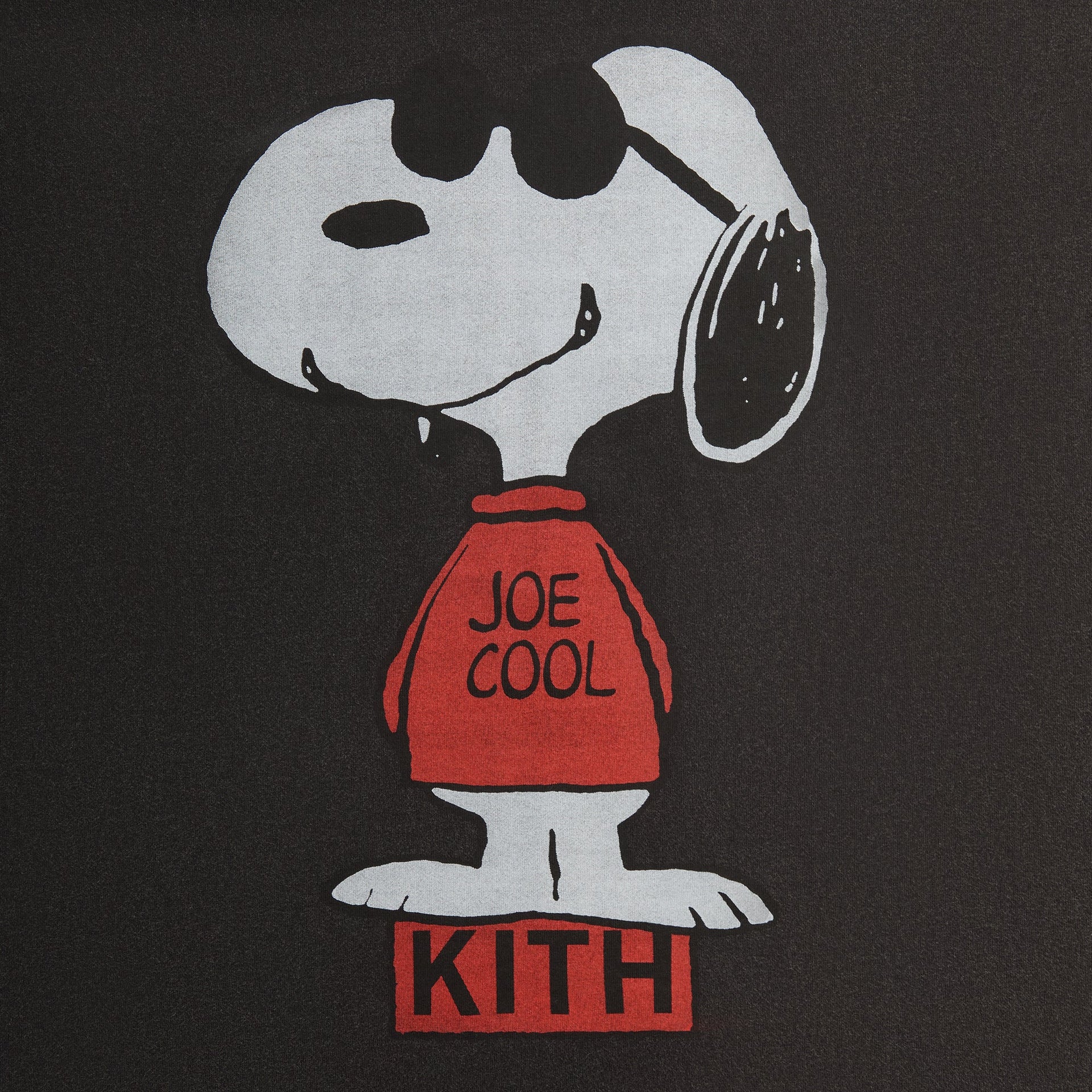 Kith for Peanuts Joe Cool Vintage Tee - Black